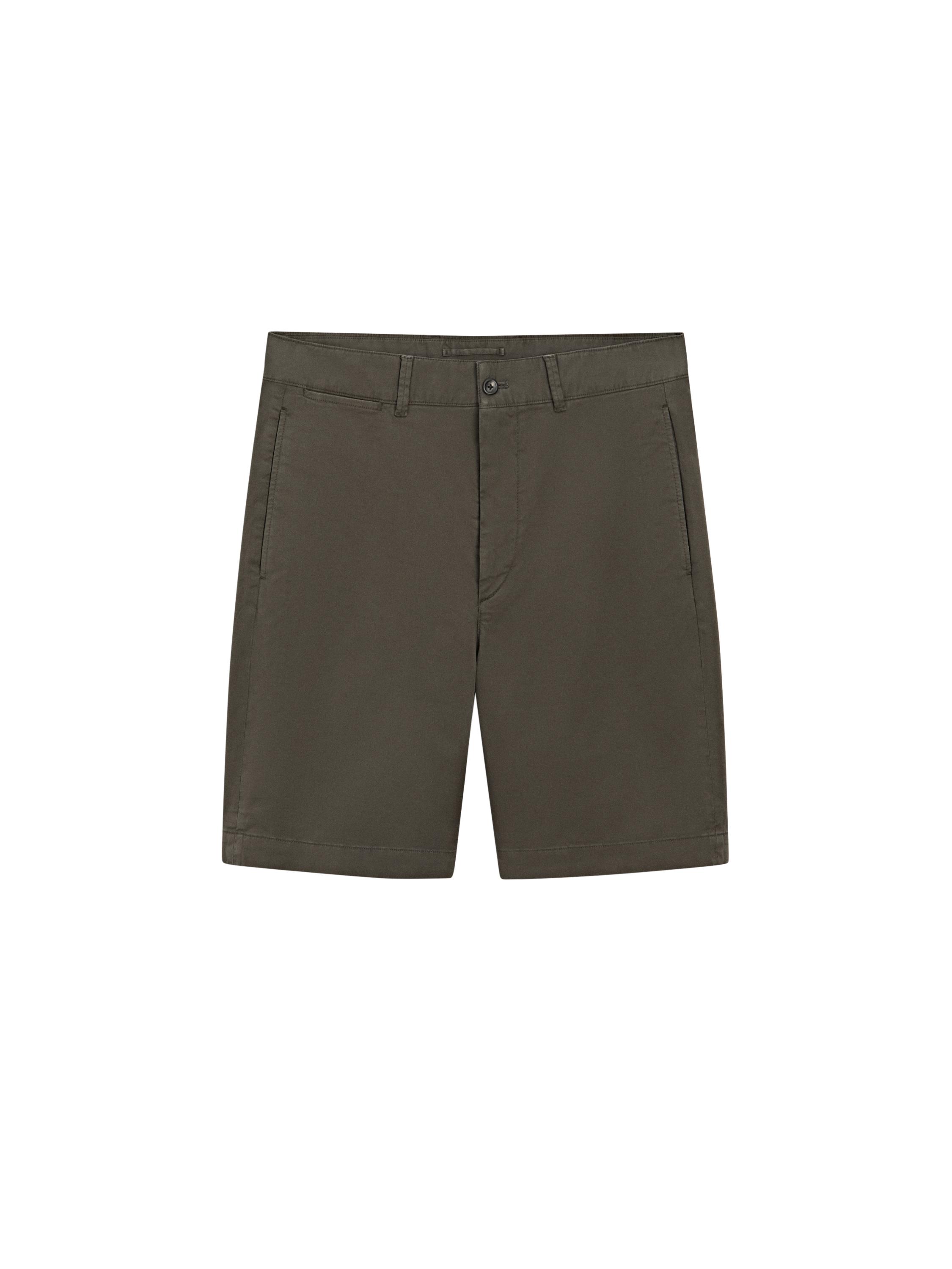 Cepli pamuk karışımlı bermuda şort