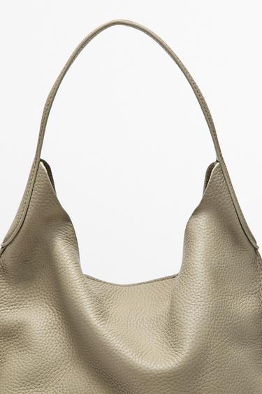 Nappa leather mini shoulder bag — MOLE BROWN 6