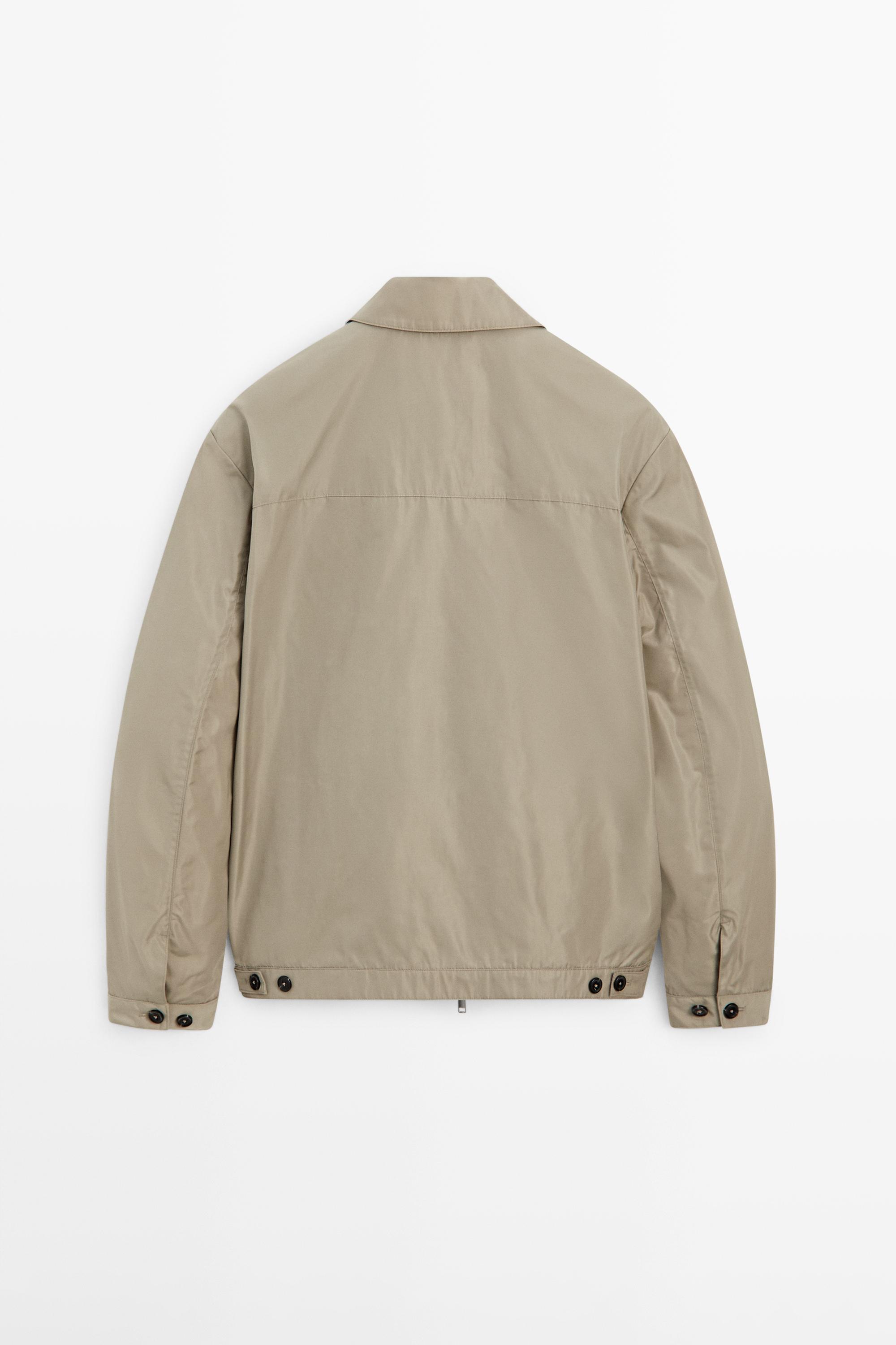 Short technical fabric jacket — MINK