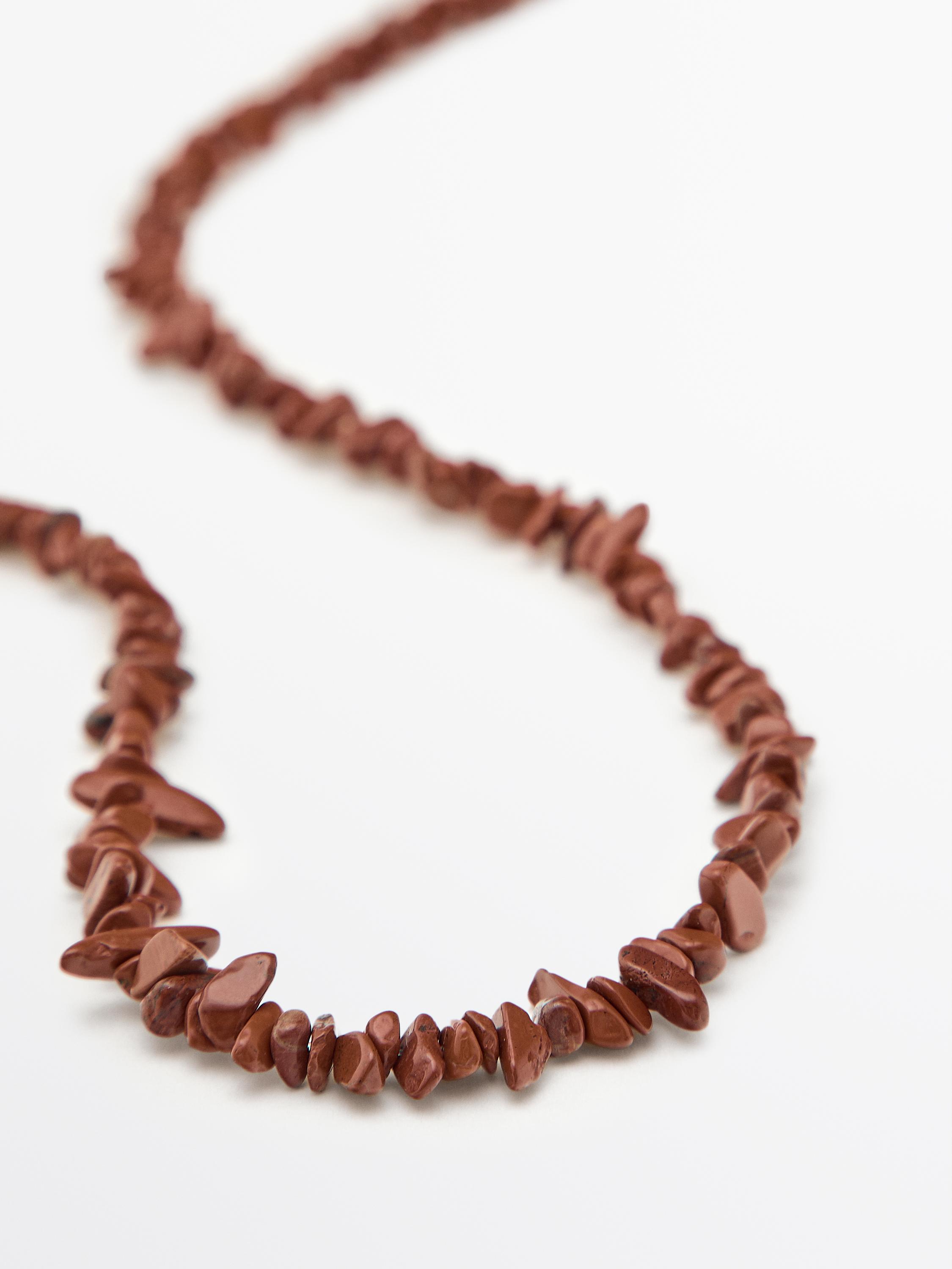 ★ Massimo Dutti★ Stone Necklace 04602577605 NECKLACES - Massimo Dutti - CY