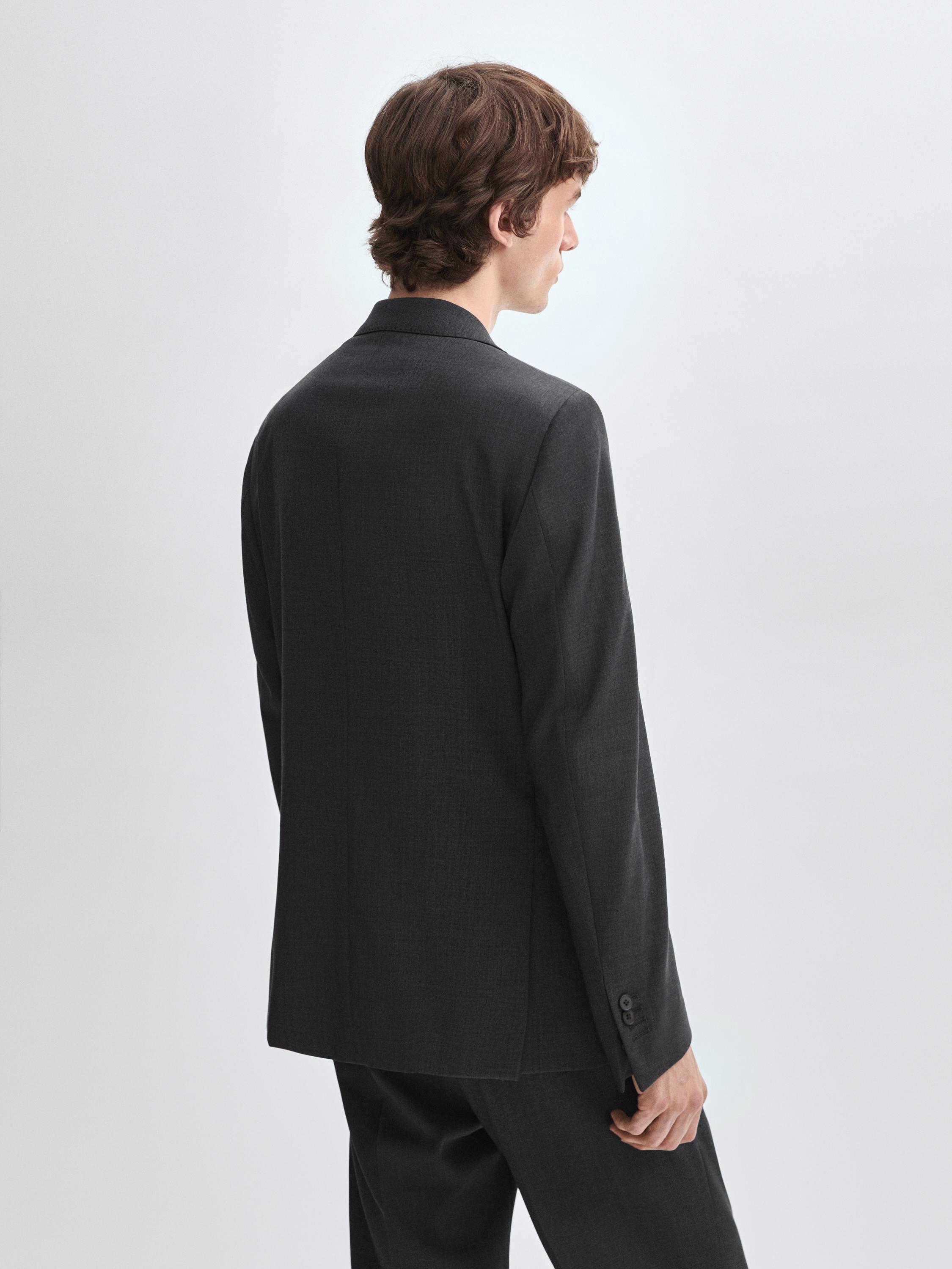100% wool suit blazer