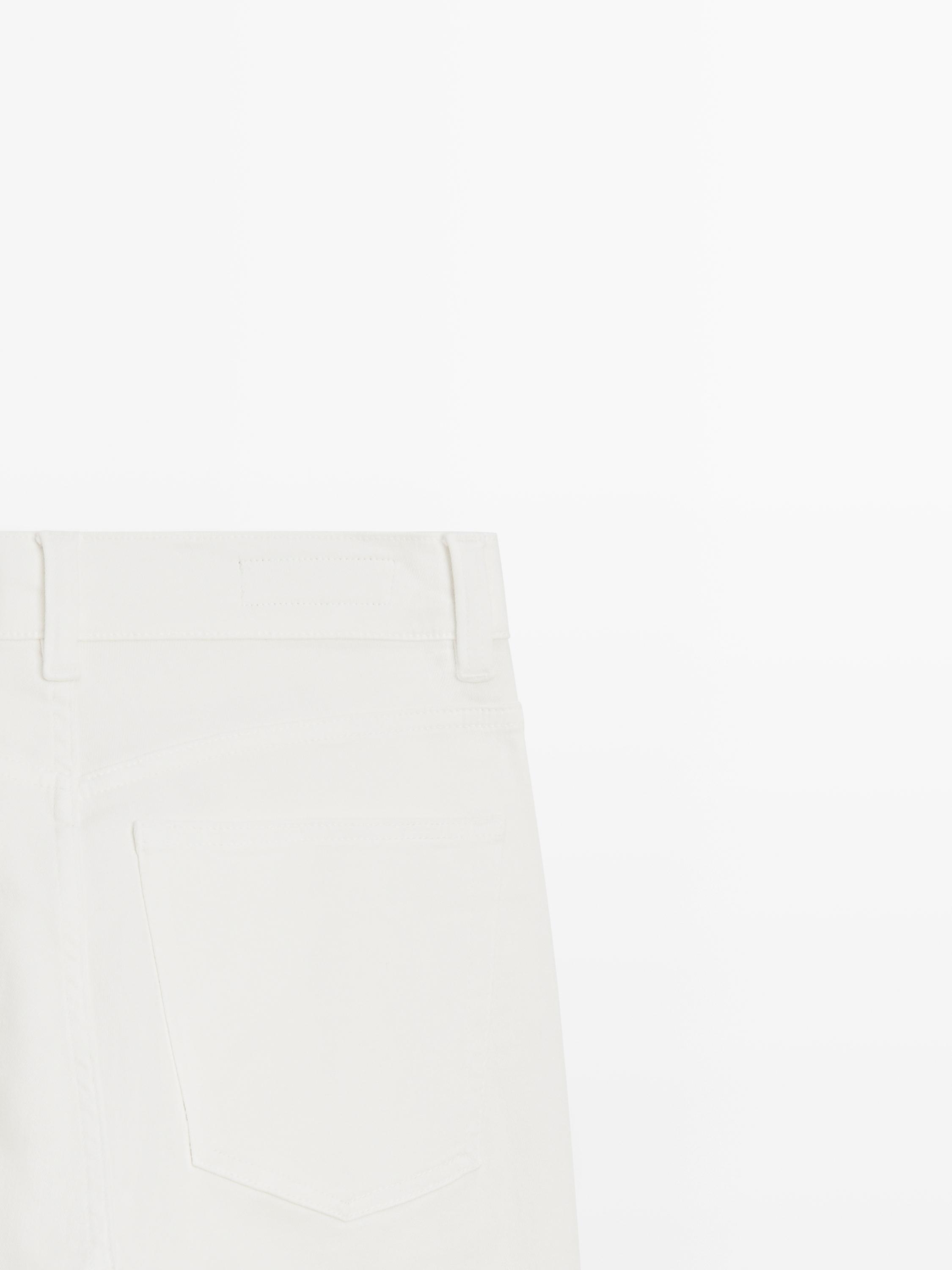 Skinny flare fit jeans — Off white