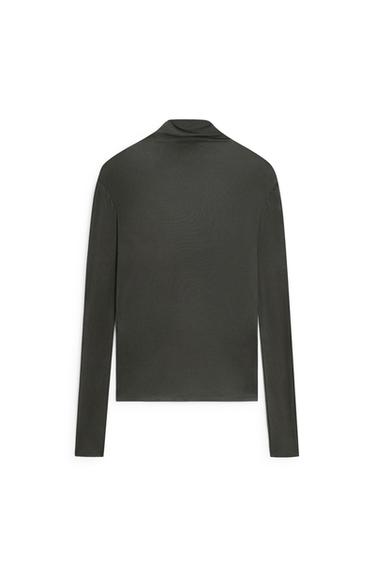 100% silk funnel neck T-shirt - LIMITED EDITION — 0-847 7