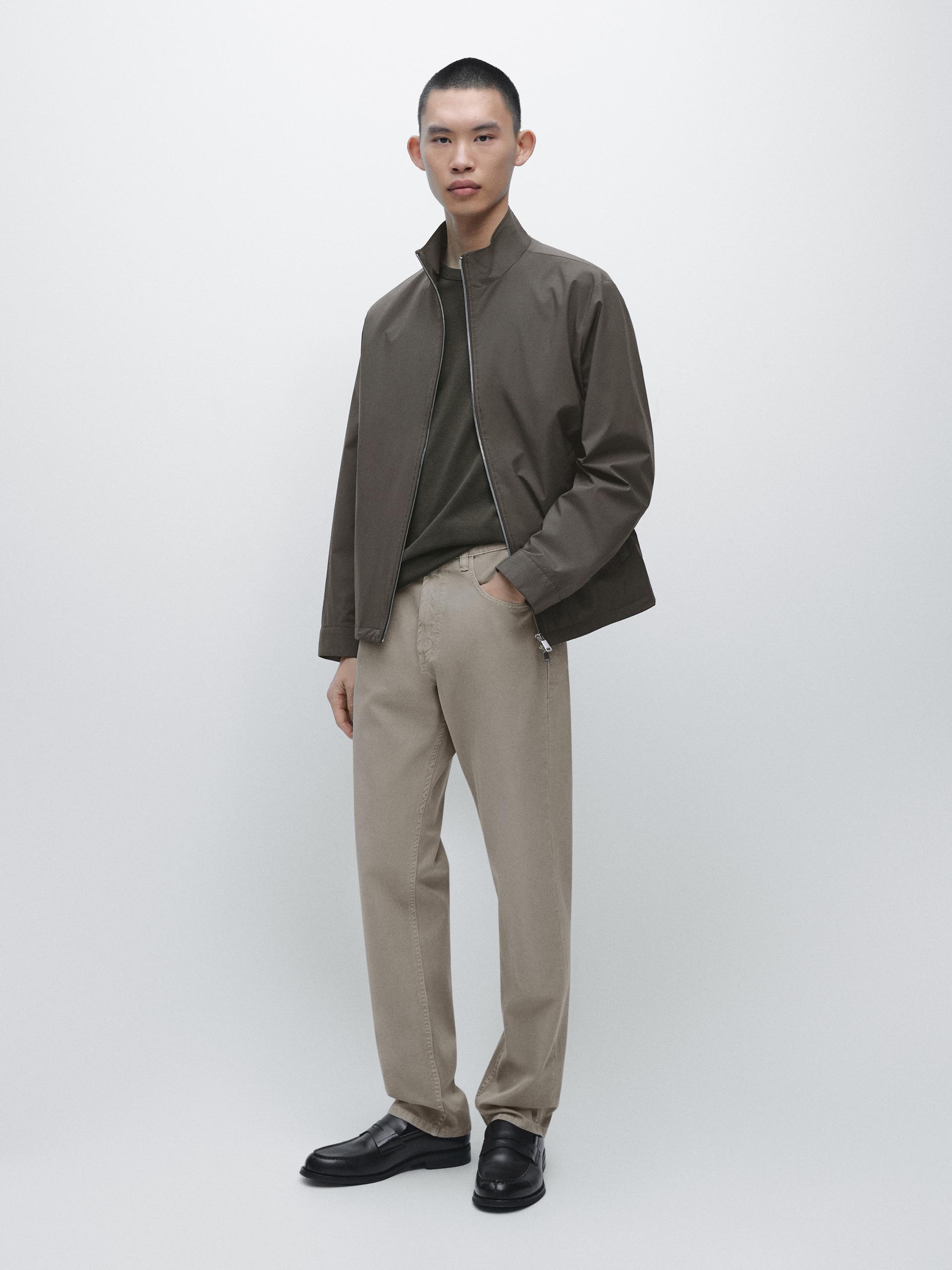 Jeans Relaxed Fit - Verde Chiaro - 31 (It 46) - Massimo Dutti - Maschile