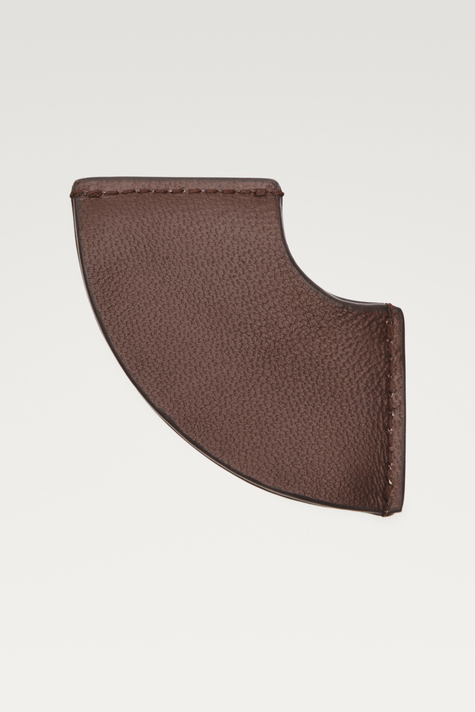 Nappa leather bookmark