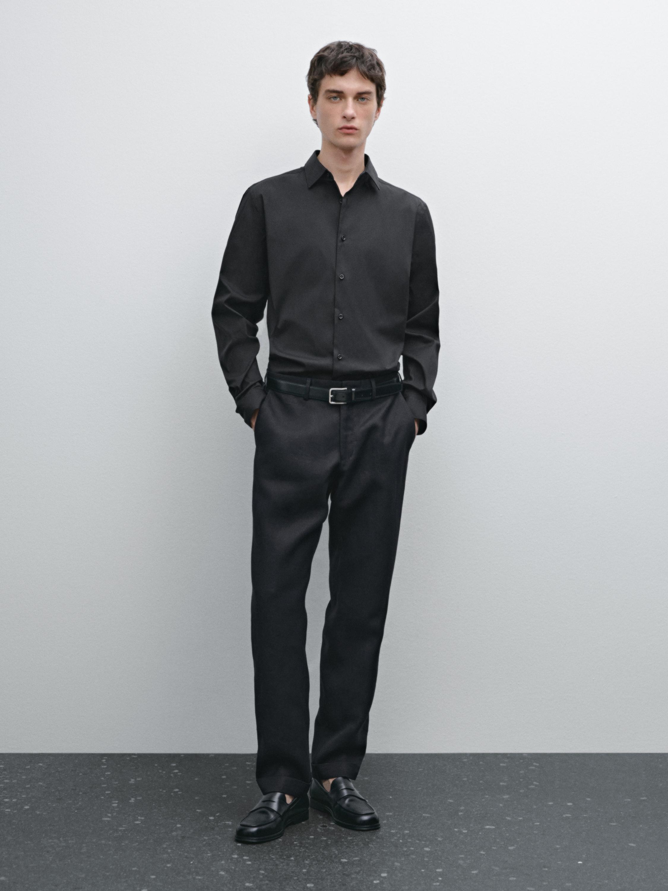 Slim fit stretch shirt