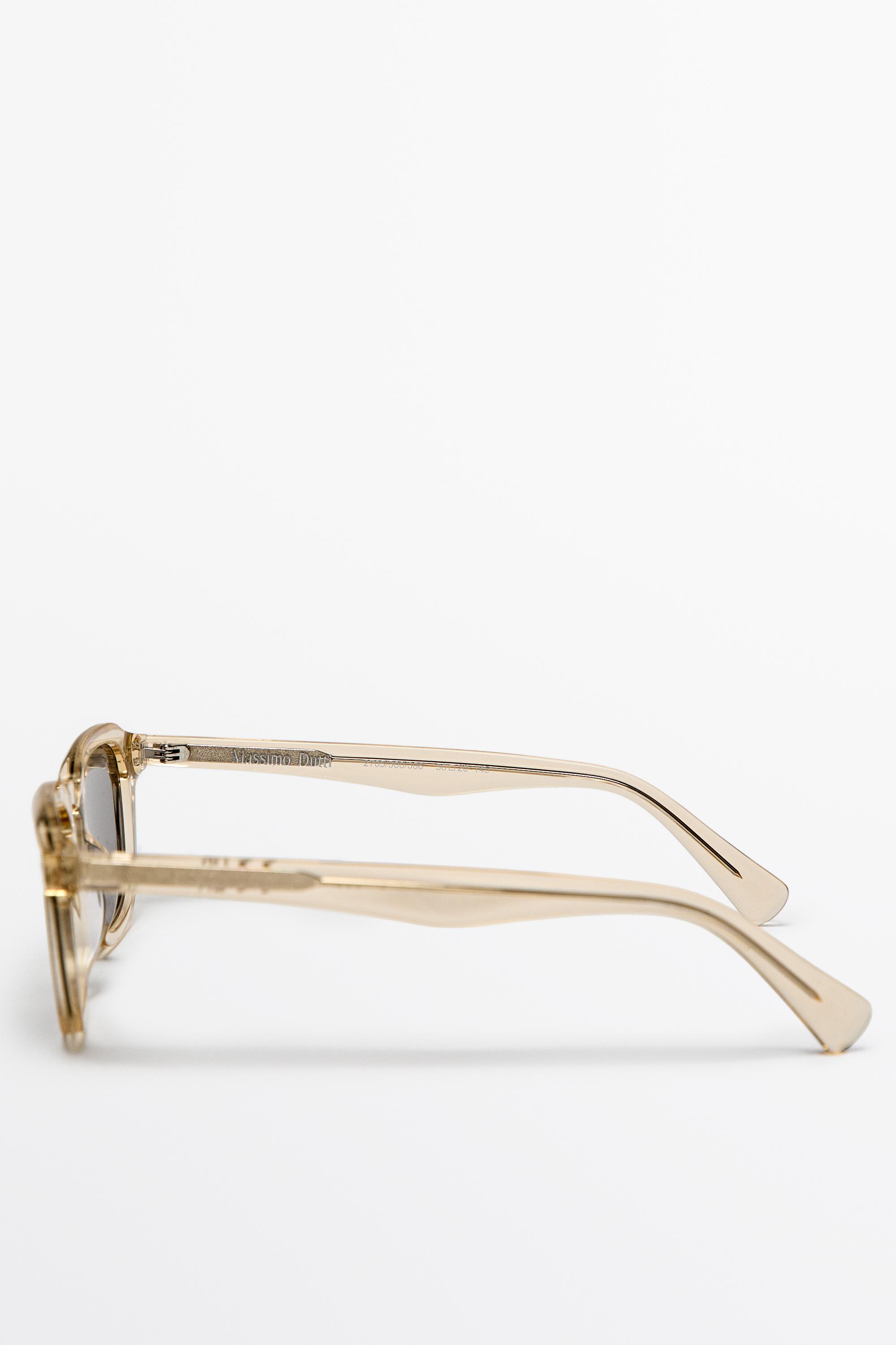 Square sunglasses — PALE YELLOW