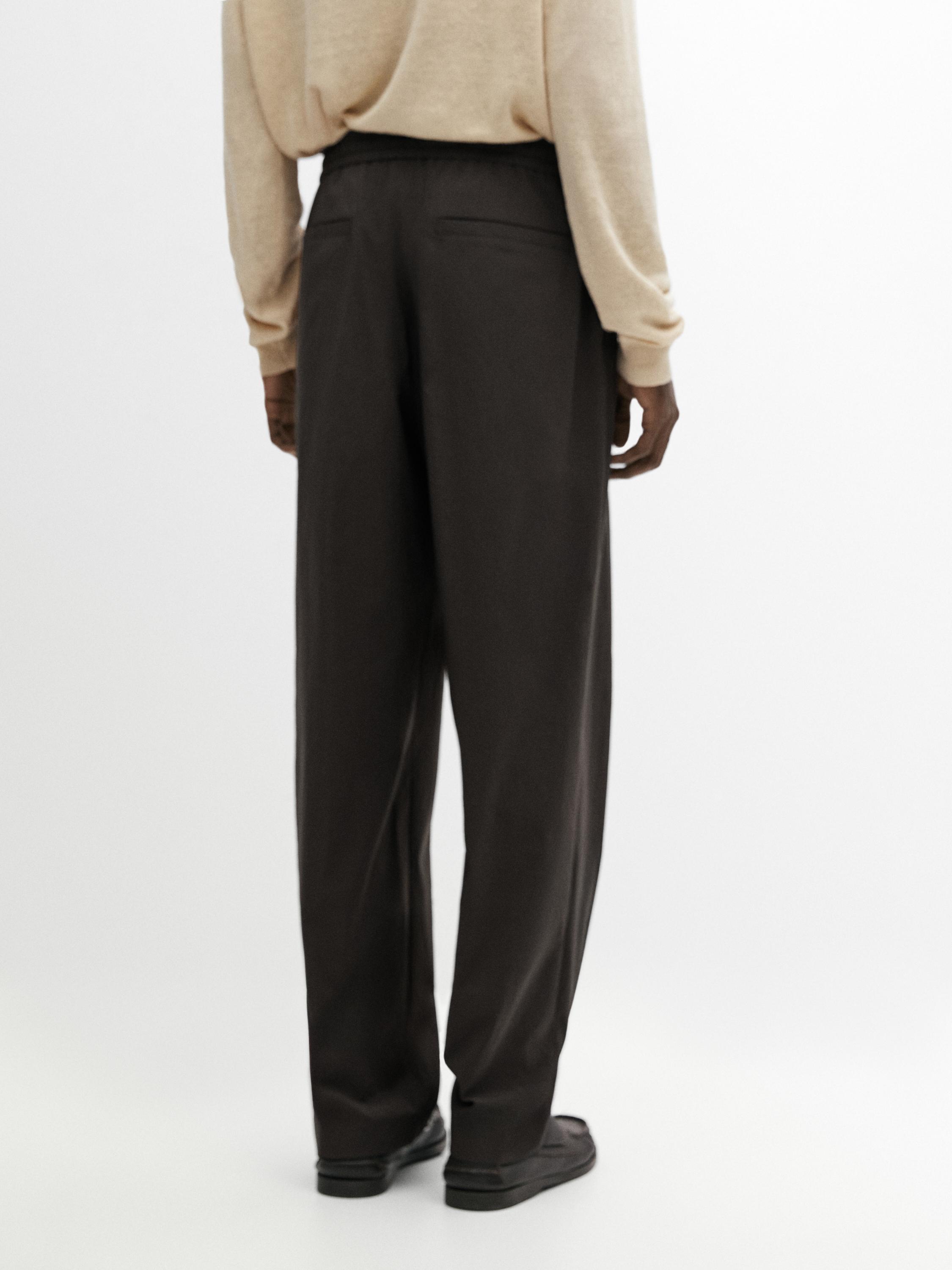 Total look technical trousers — BROWN