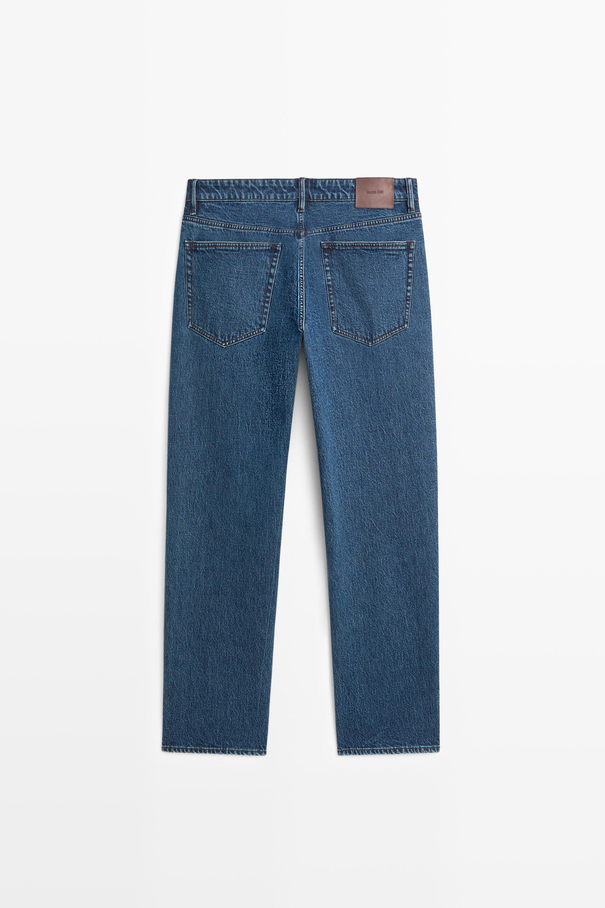 Tapered fit jeans — DEEP BLUE