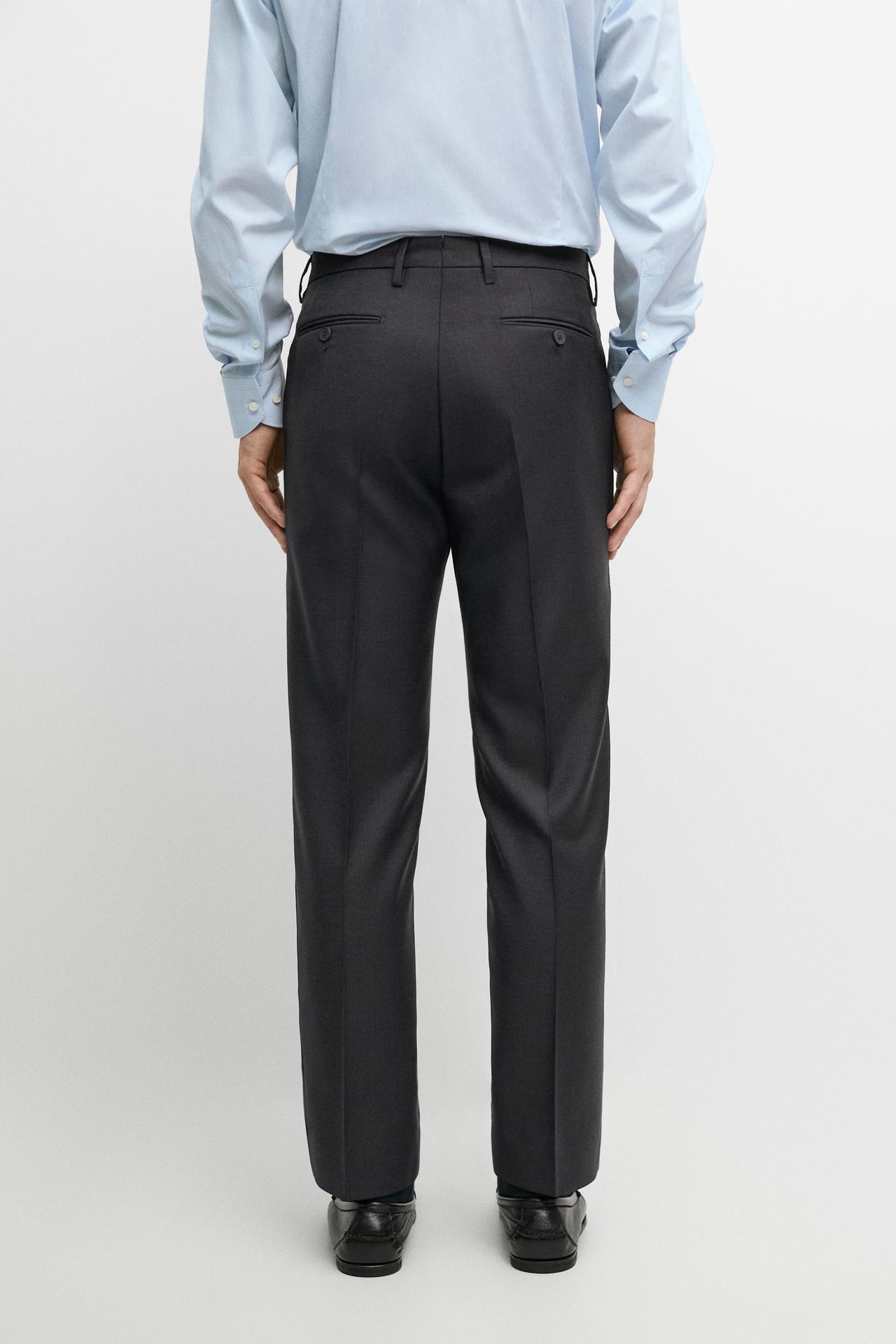 100% wool suit pants — NAVY BLUE