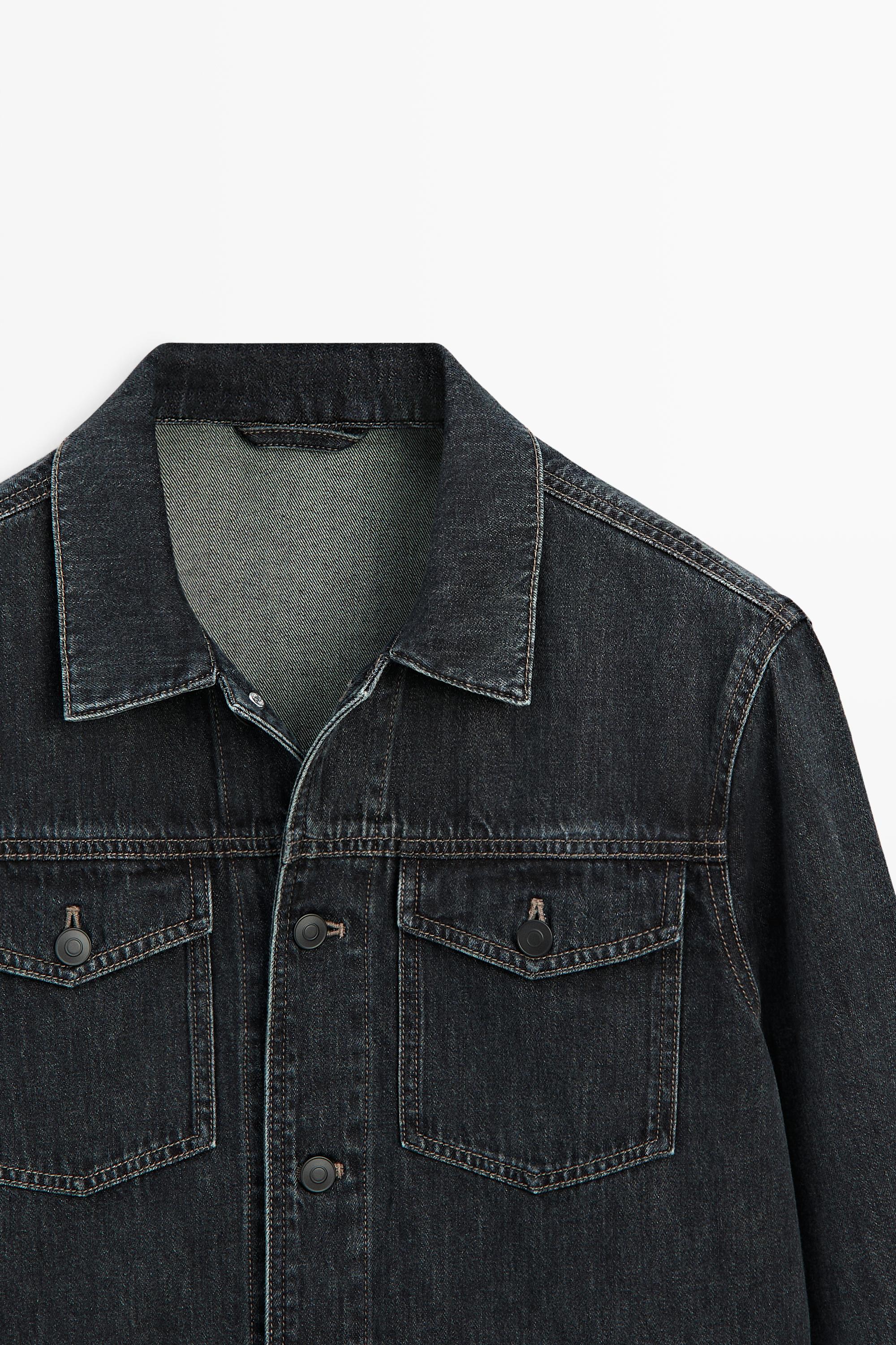 Regular Fit Cotton Denim Jacket — INDIGO