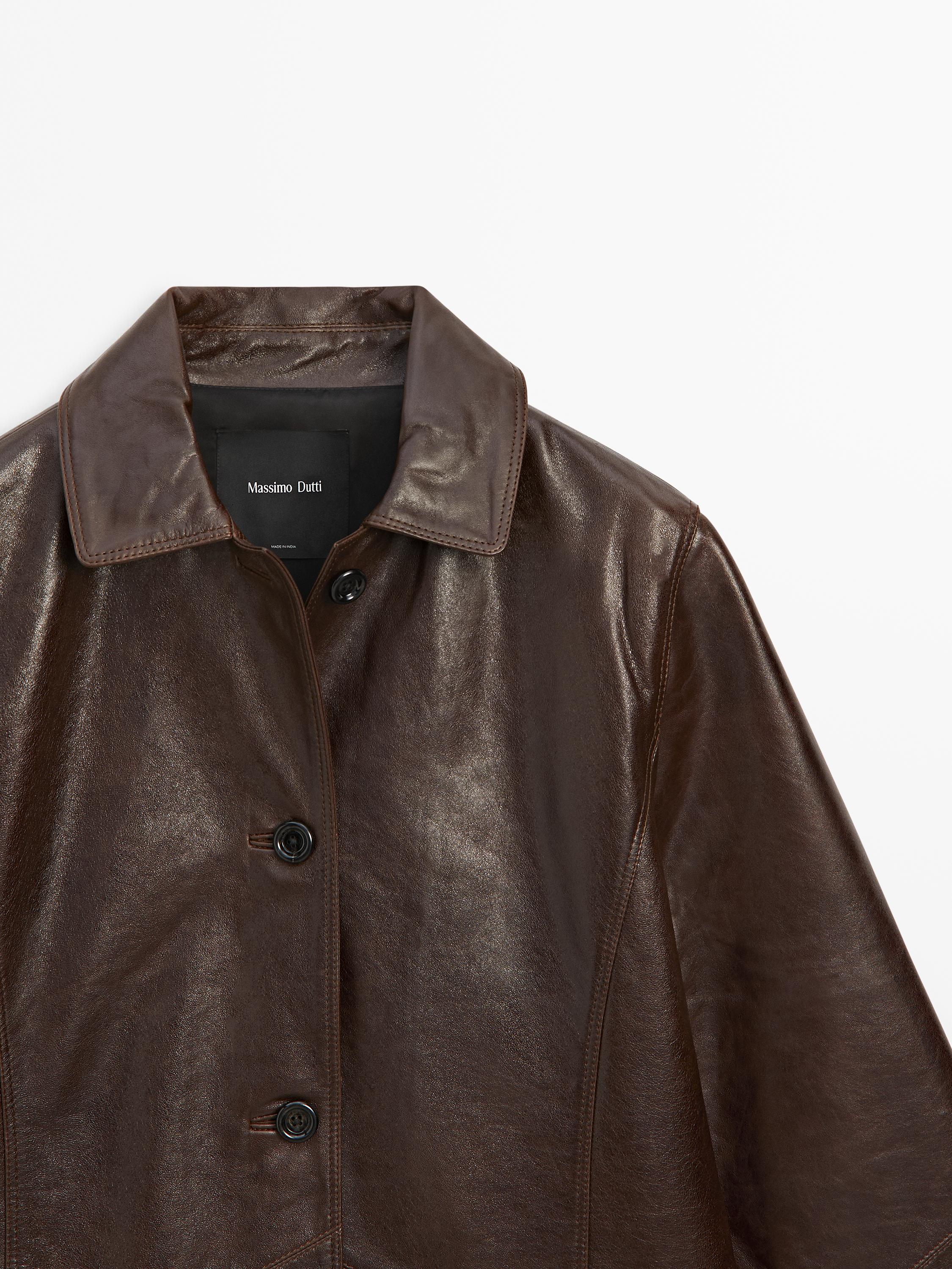 Women's Leather Jackets - Massimo Dutti - XK