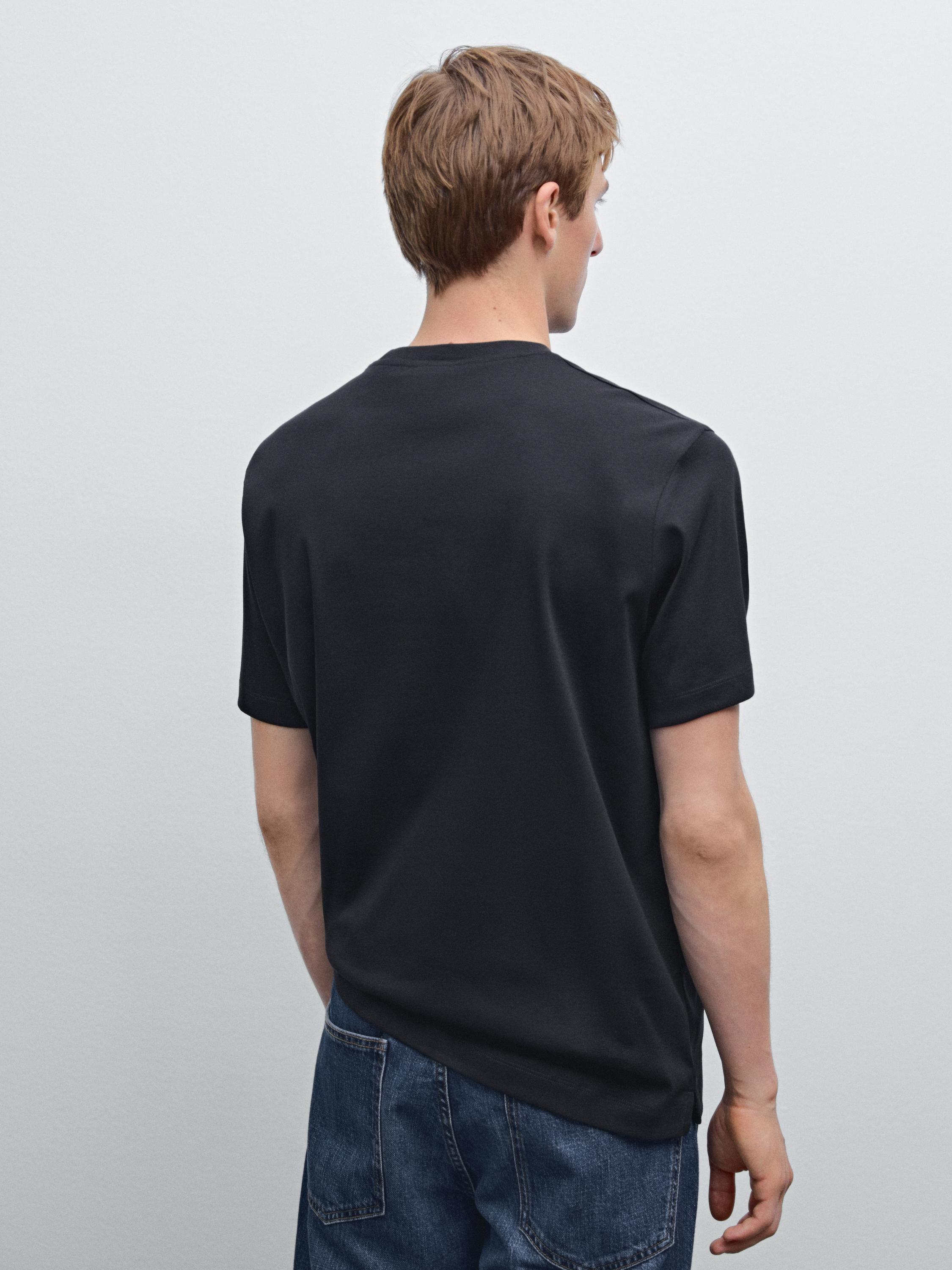 100% mercerised cotton T-shirt