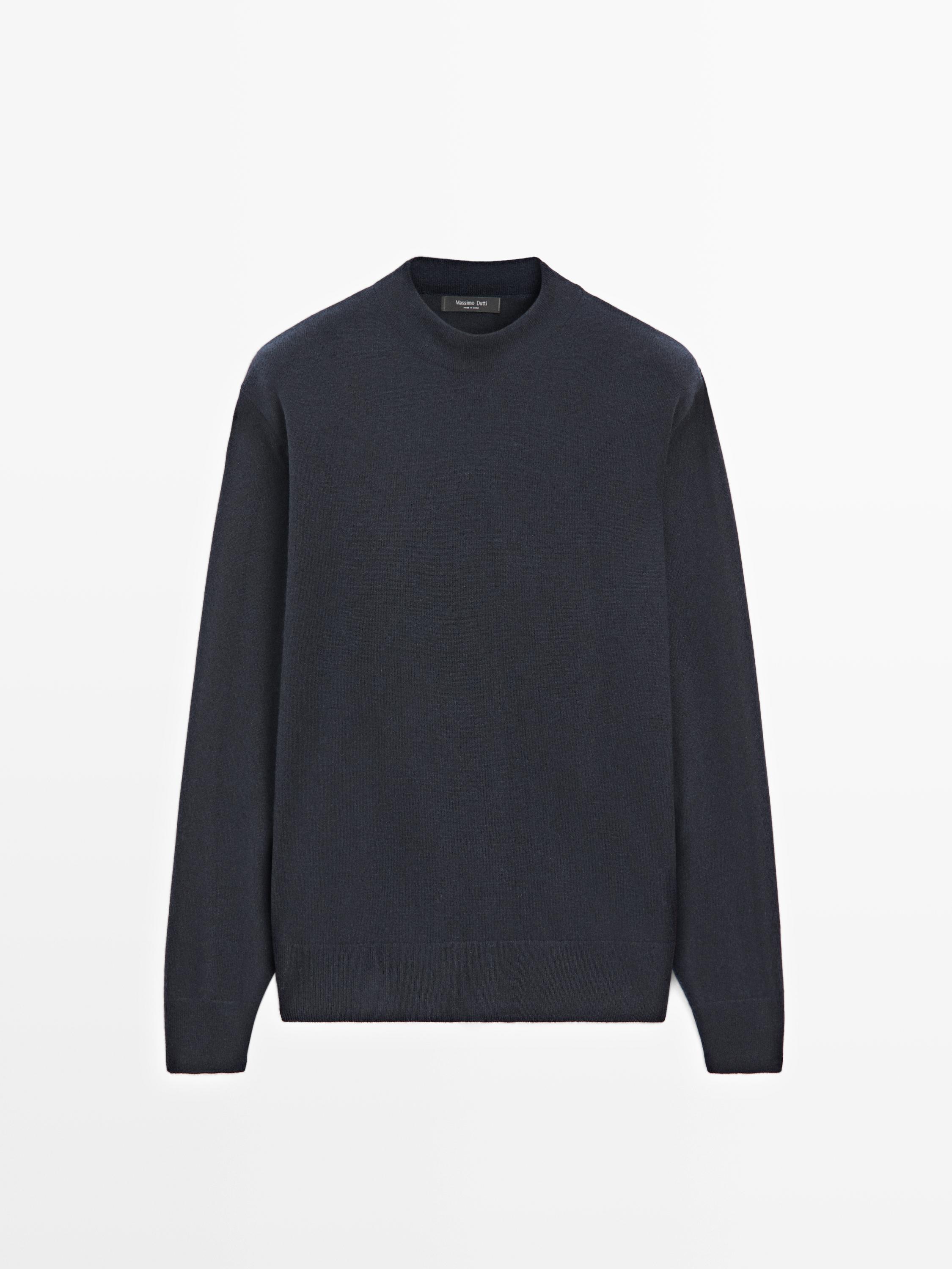Knit wool and cashmere blend sweater - LIMITED