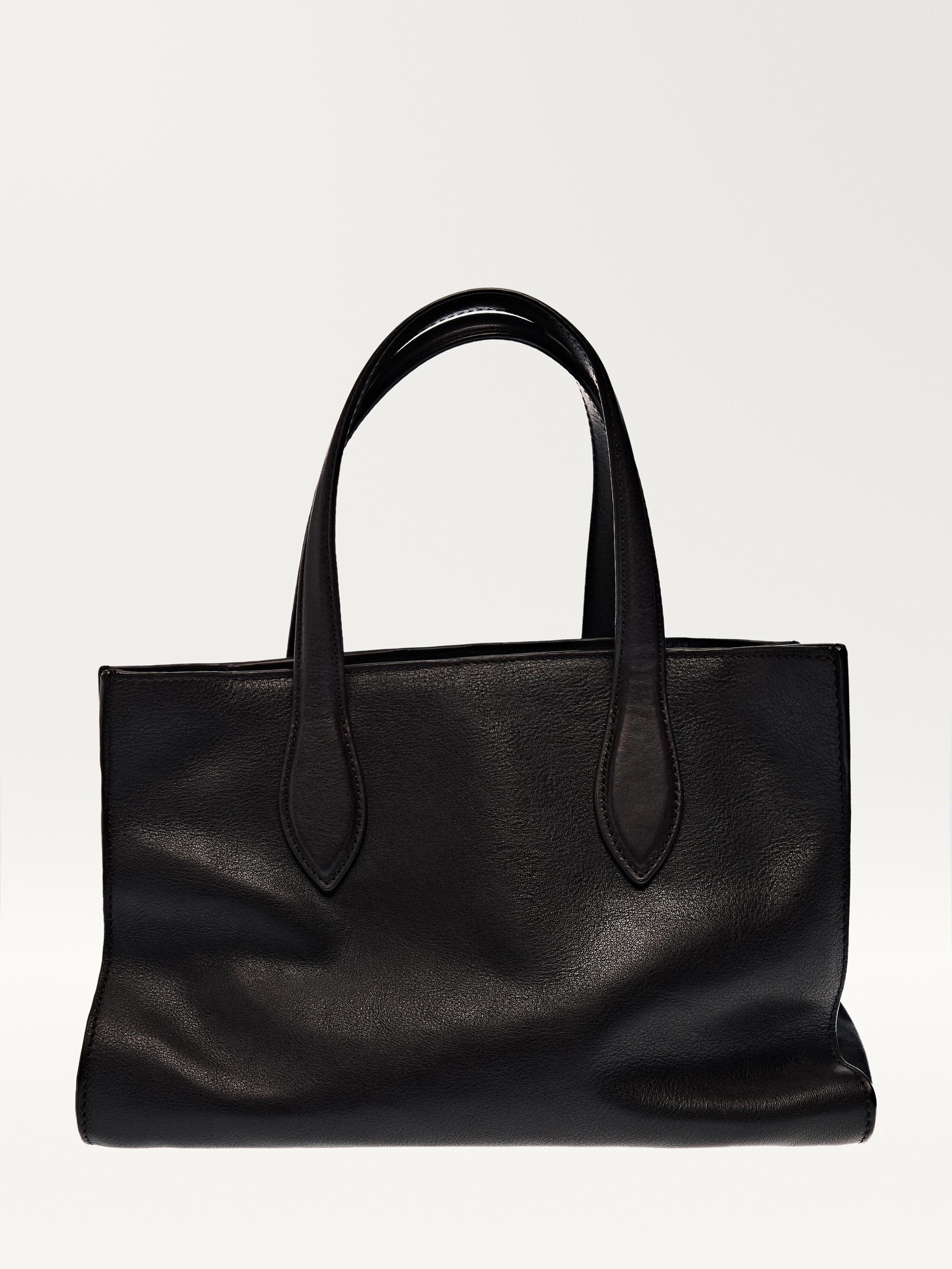 Tote bag en cuir nappa