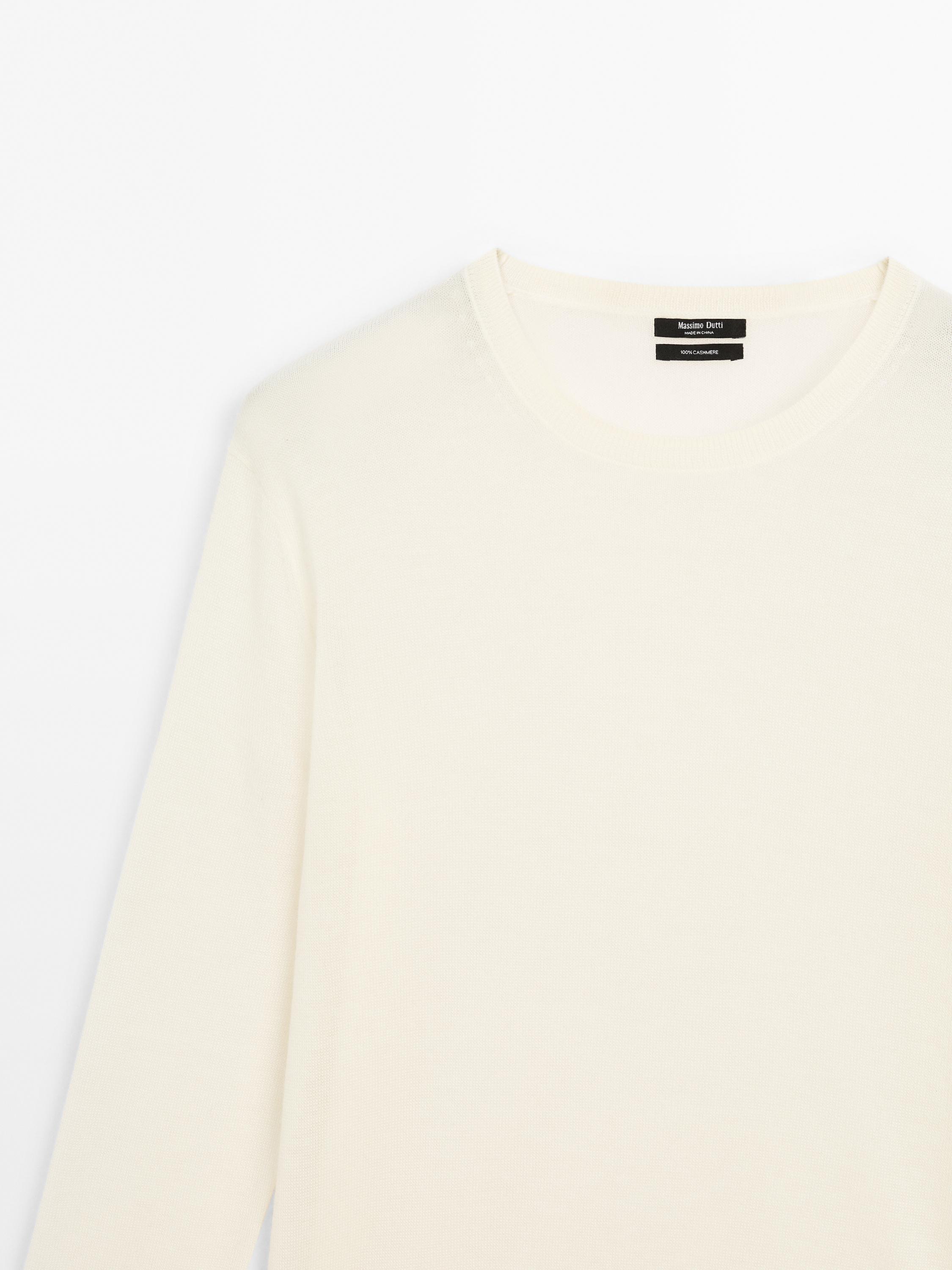 Pull en maille fine 100 % cachemire