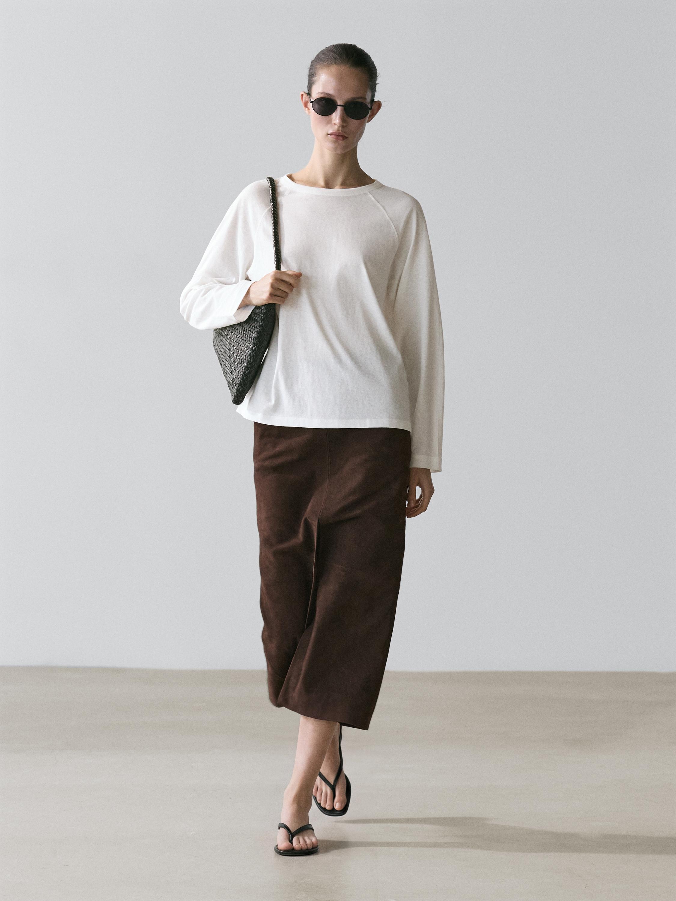 100% cotton long-sleeved T-shirt