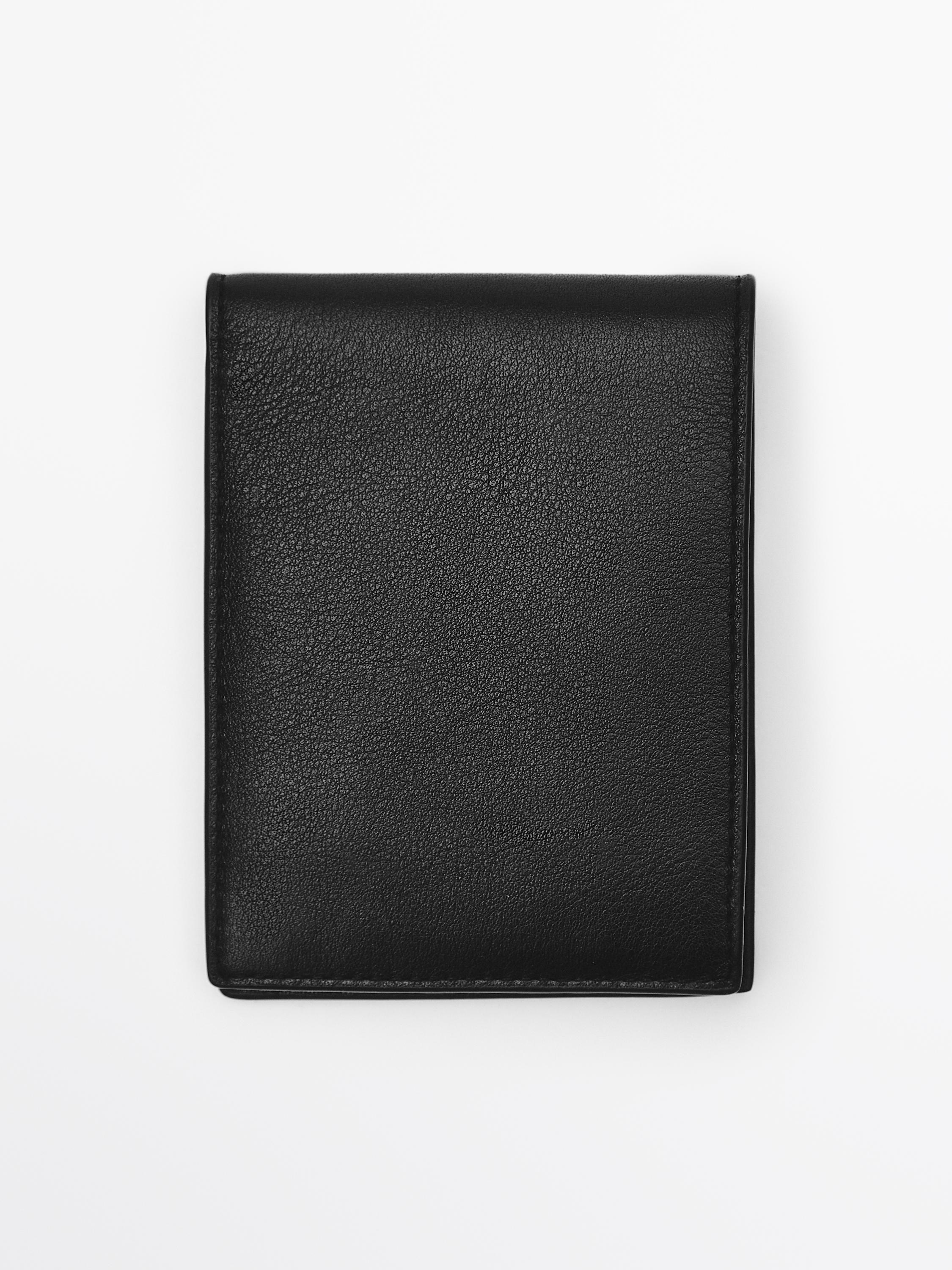 Brieftasche Querformat Geldbörse Nappaleder