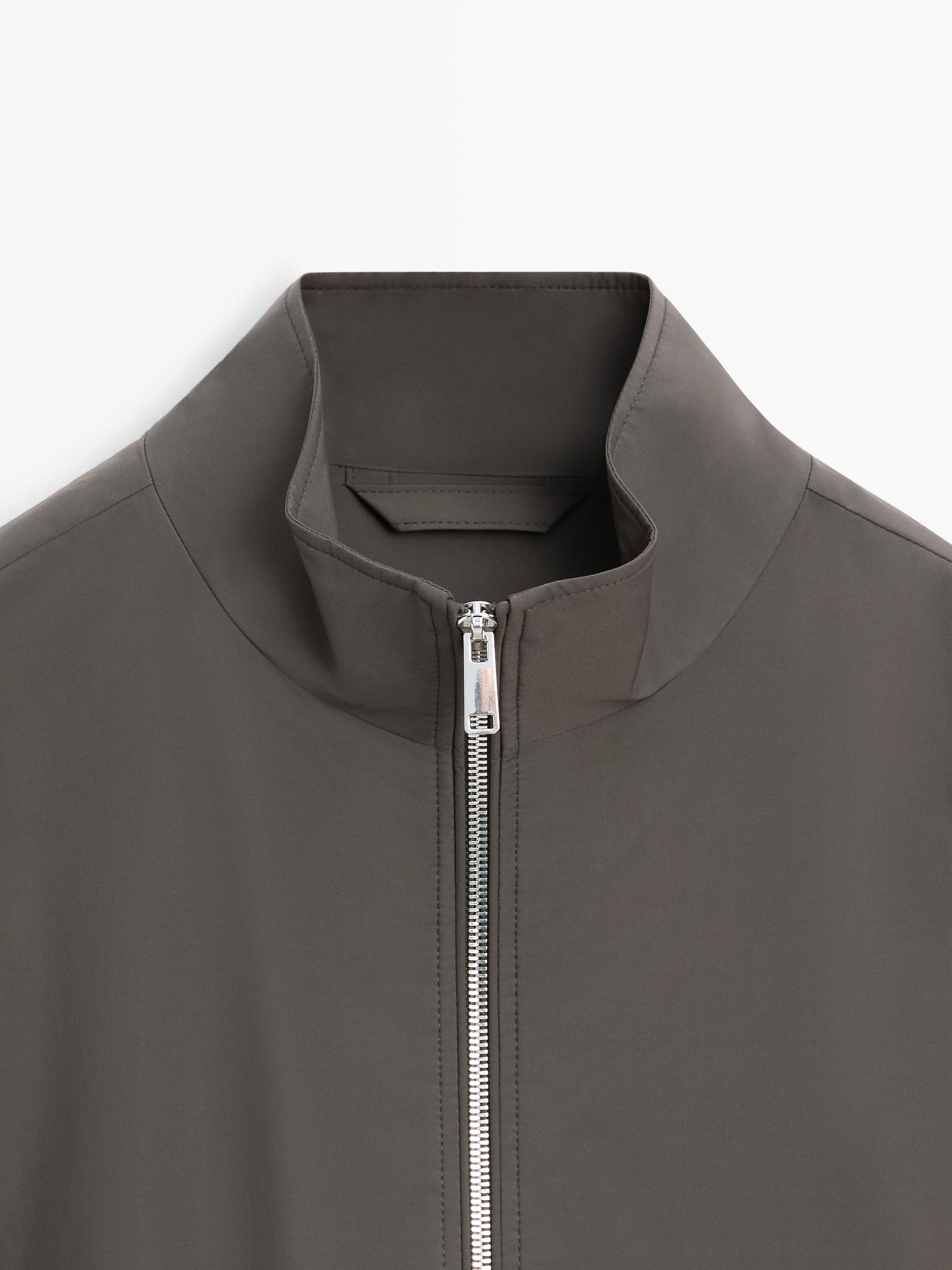 Two-way stretch fabric jacket — GREEN