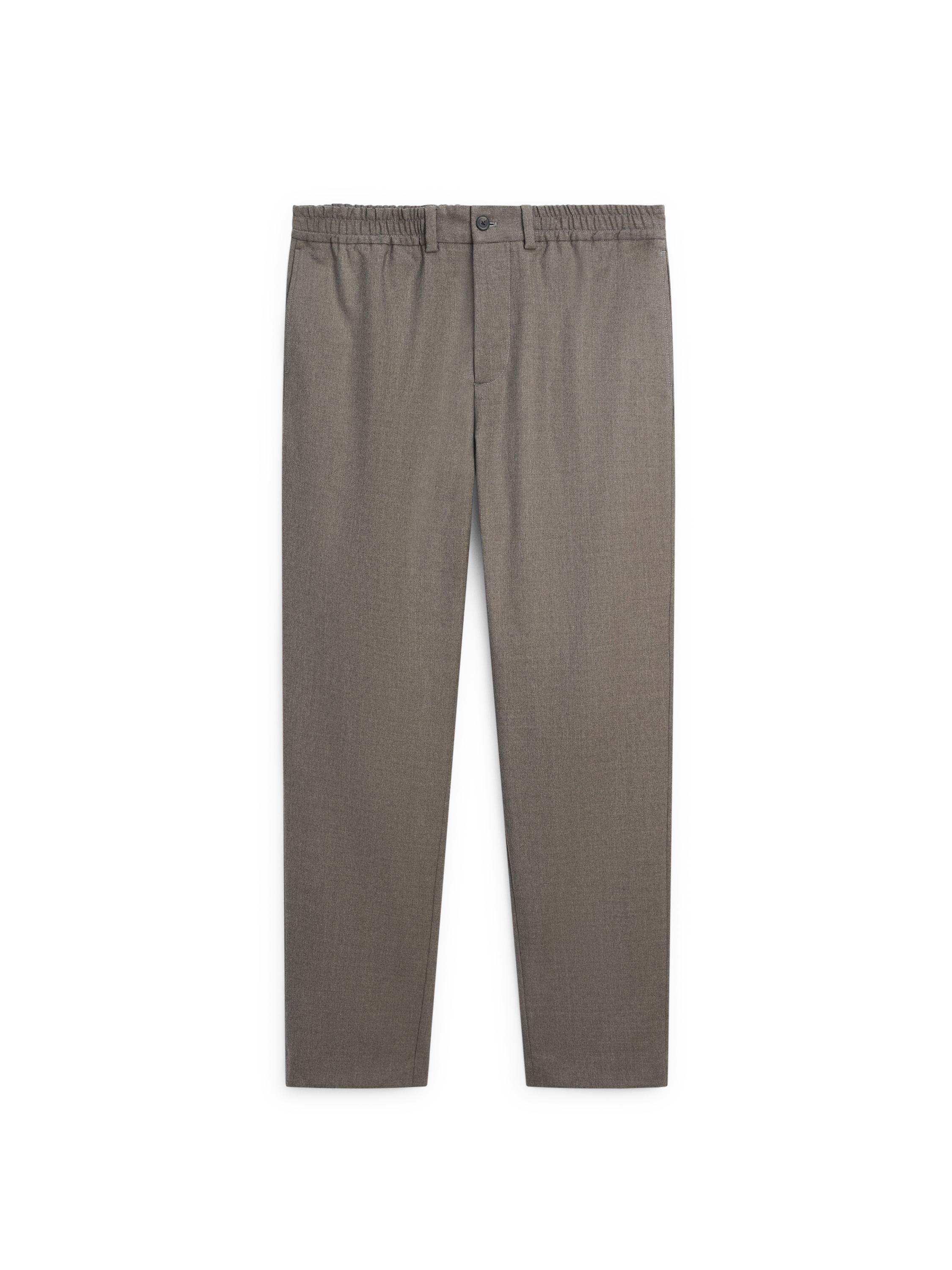 Soğuk yün karışımlı pantolon