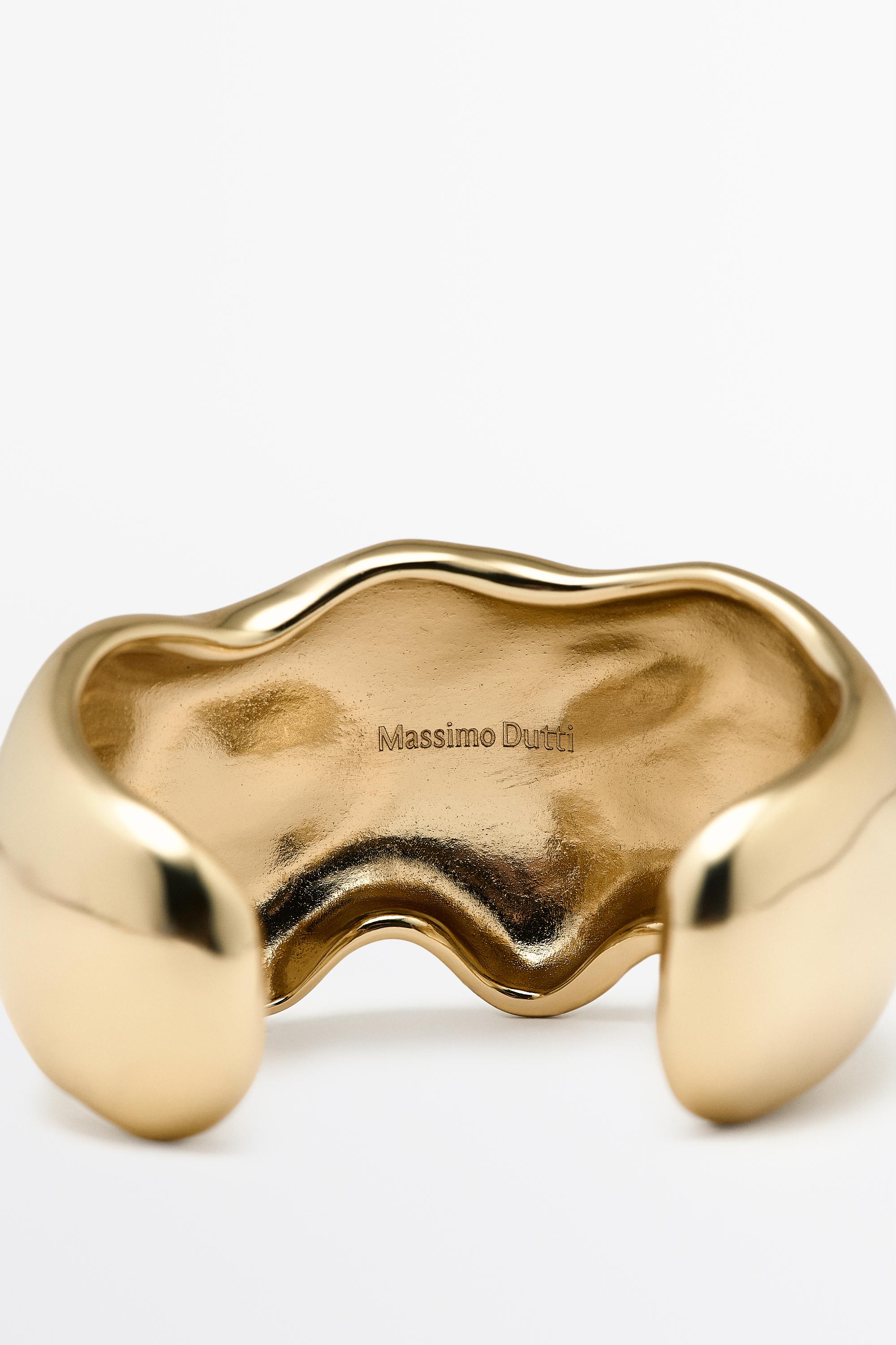 Cloud wide bracelet — GOLDEN