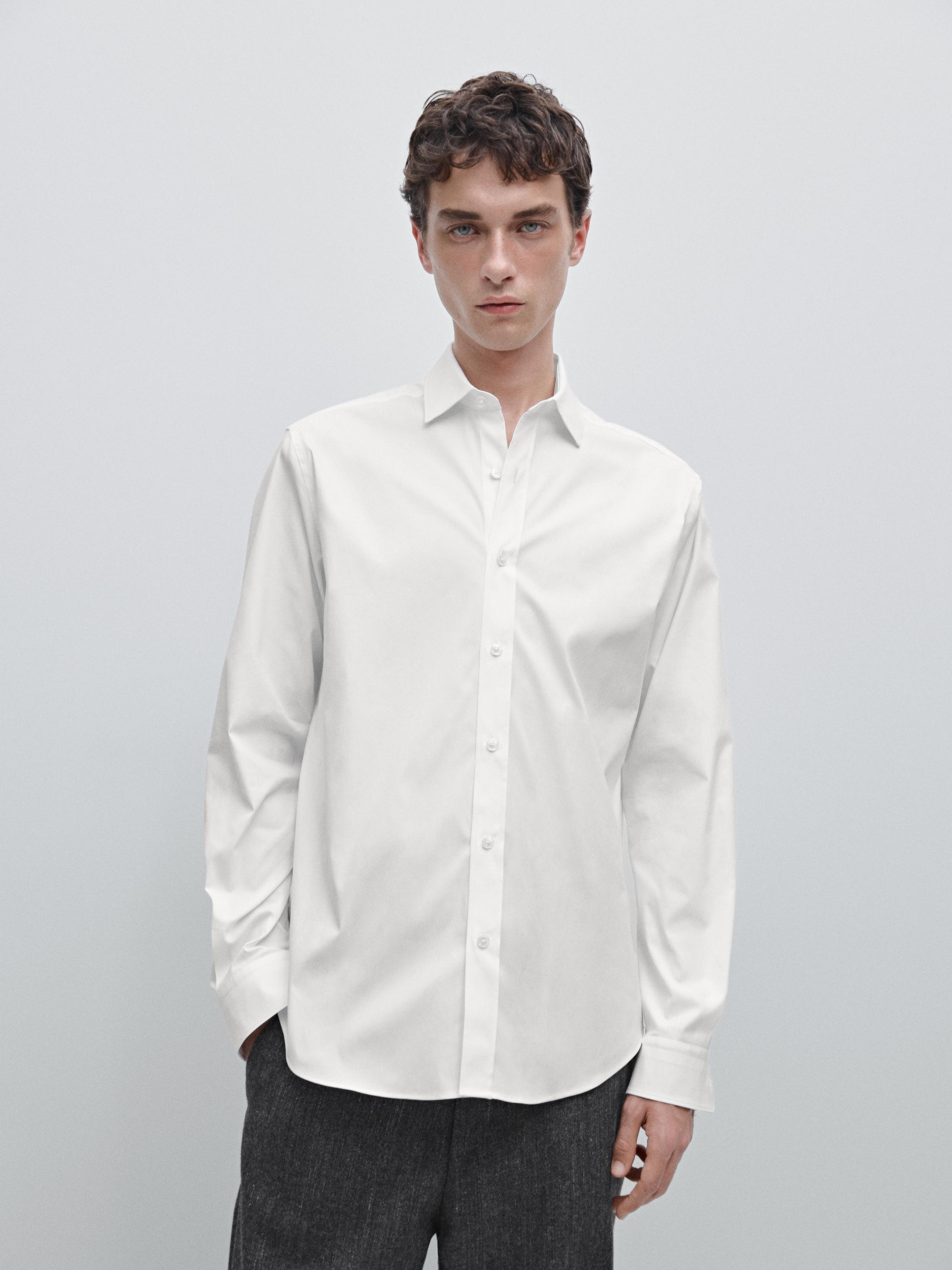 Camisa stretch regular fit