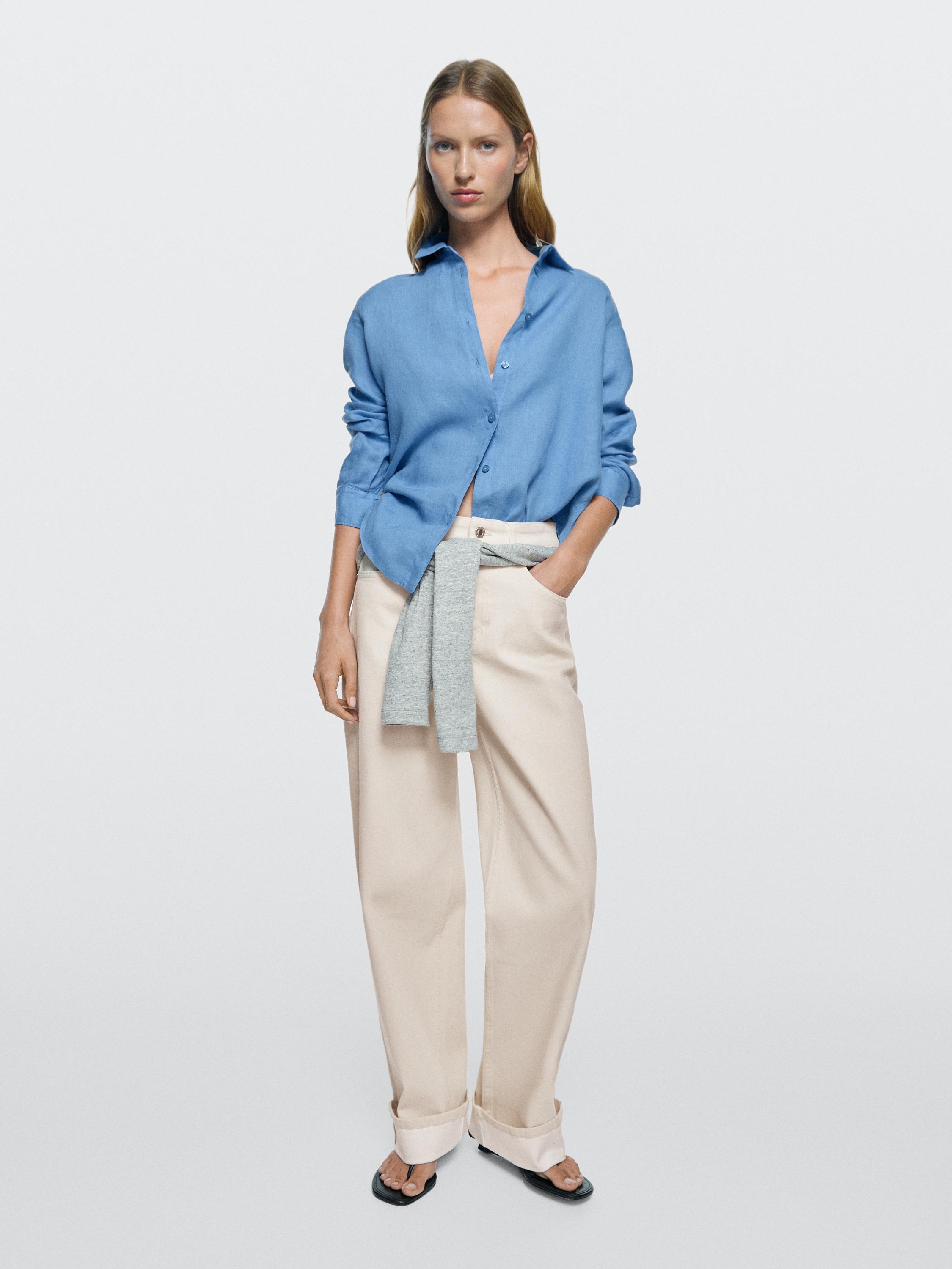 Straight-leg jeans with turn-up hems — CREAM