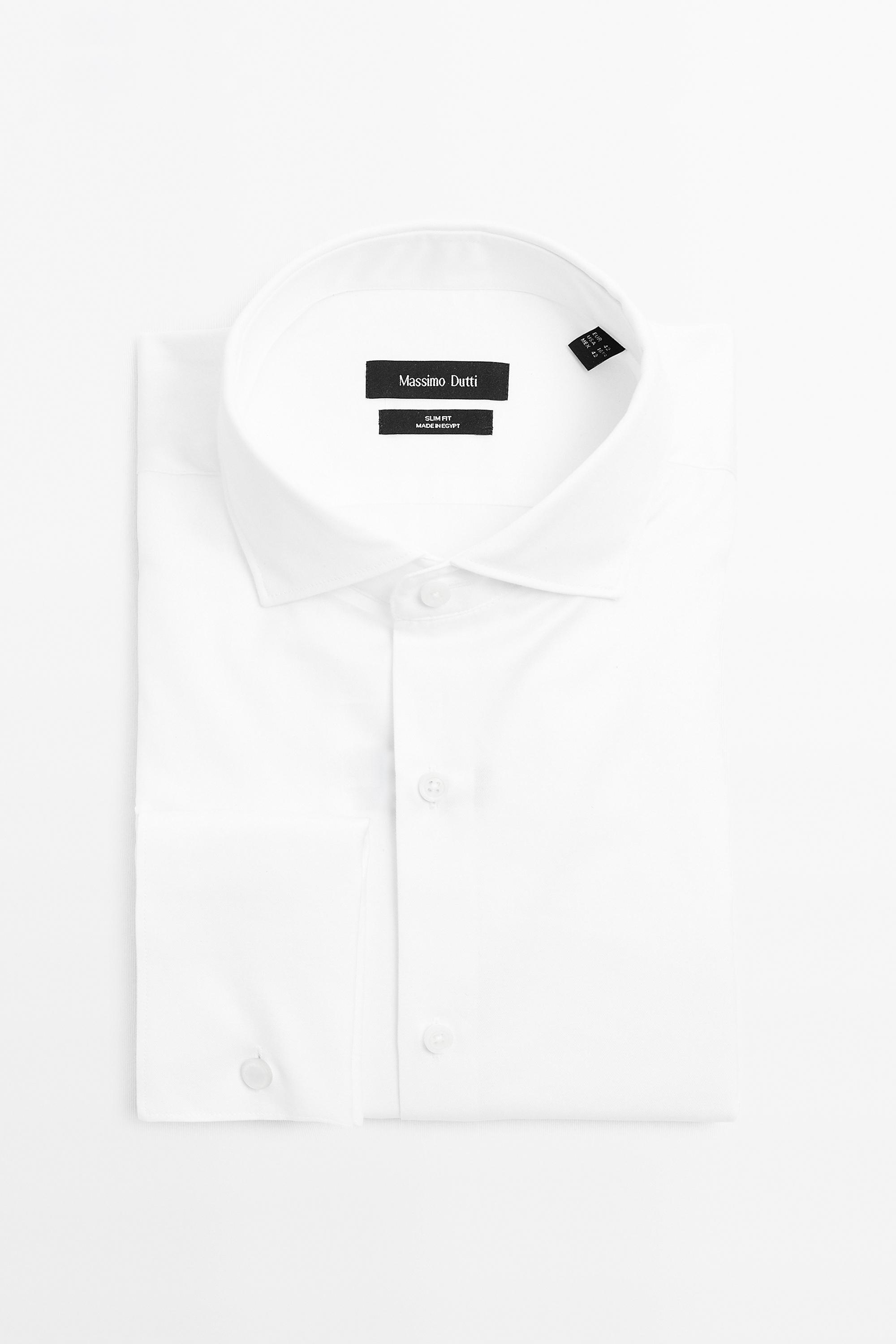 Alkandora, eskumutur bikoitzarekin, kotoizkoa, slim fit