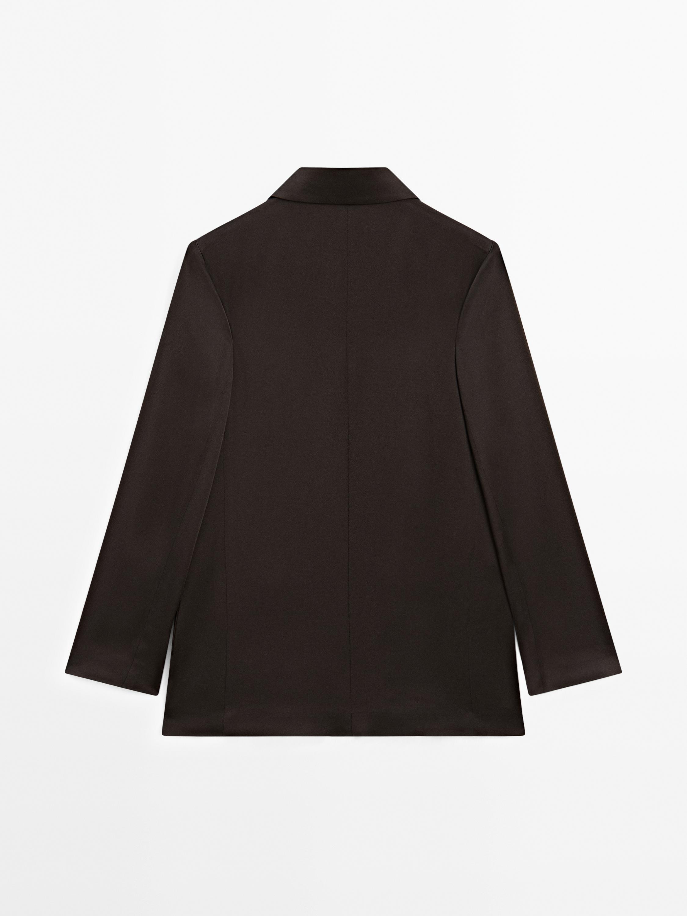 Satin blazer
