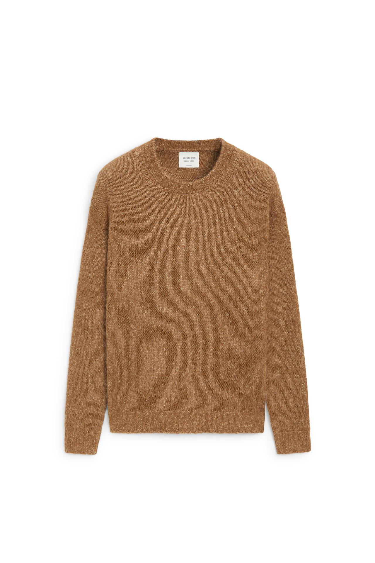 Flecked knit sweater - LIMITED EDITION — CAMEL