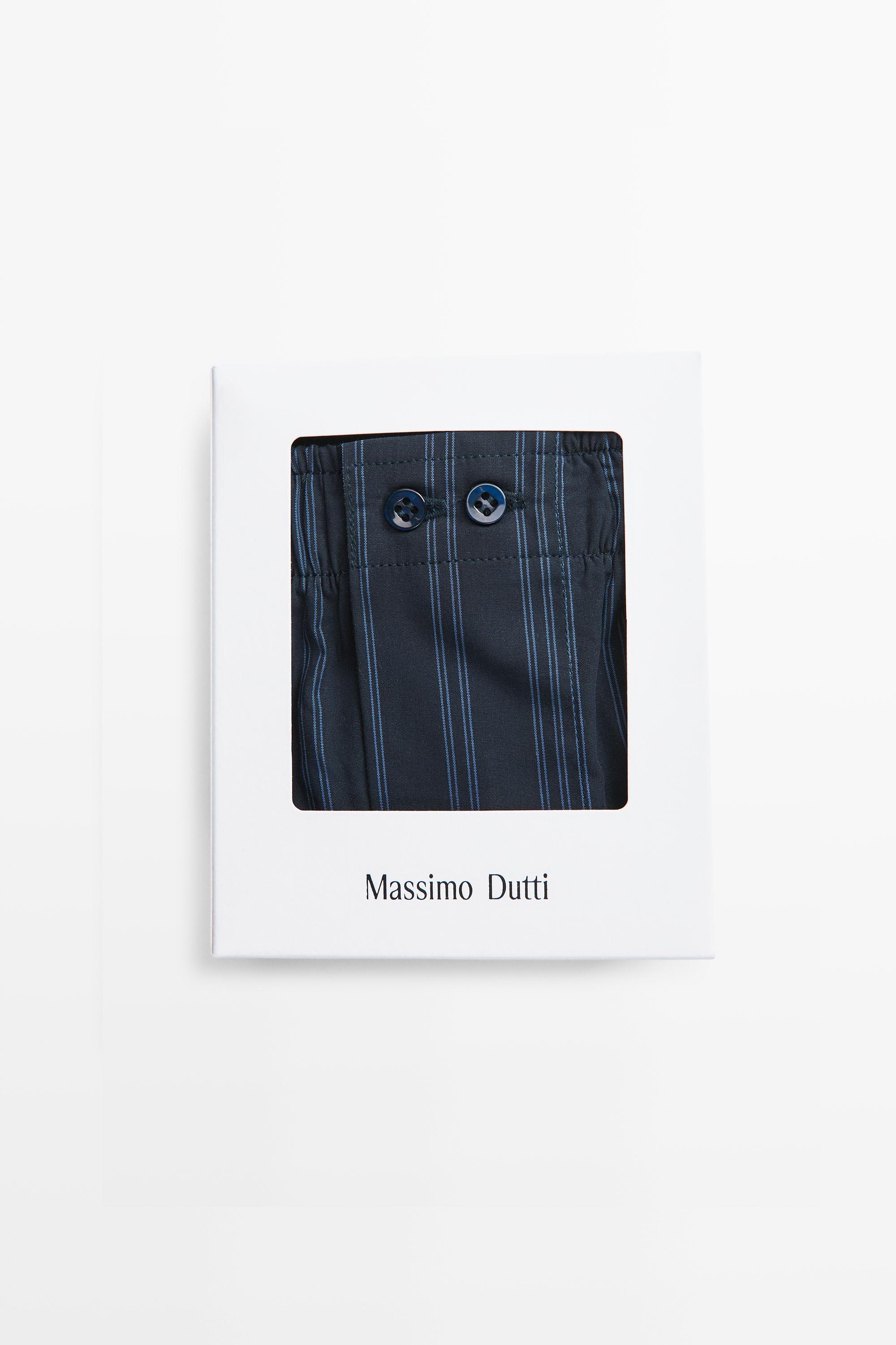 100% cotton striped boxers