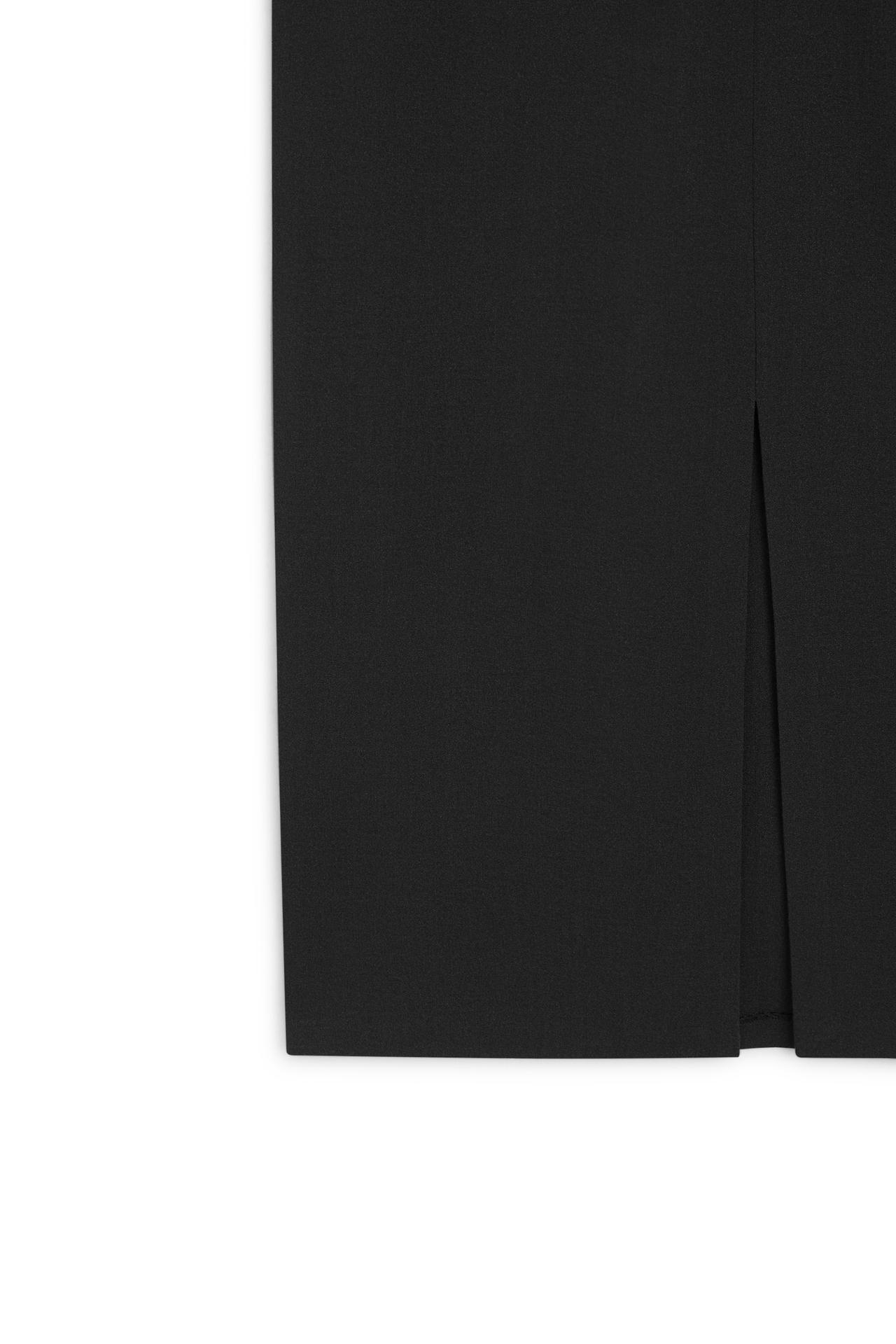 Stretch midi skirt - LIMITED EDITION — CHARCOAL