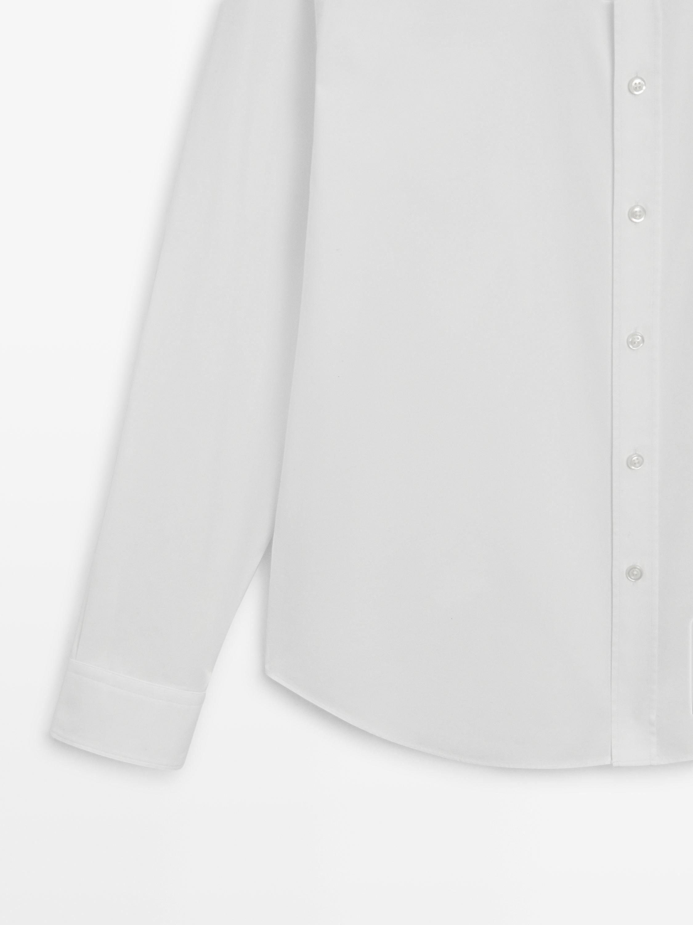 Regular fit Oxford shirt — WHITE