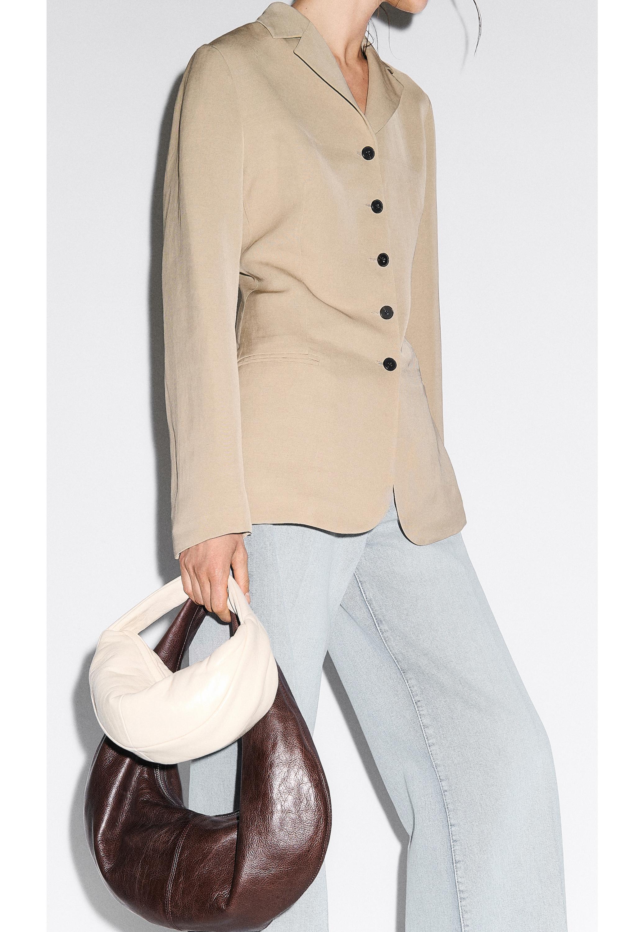 High-waist palazzo jeans — Light Blue