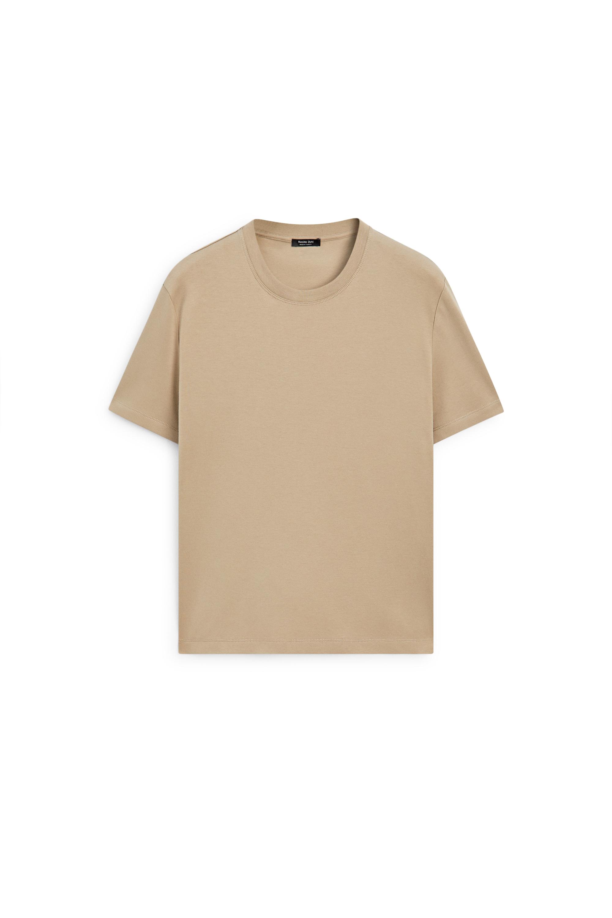 Massimo Dutti Regular fit kısa kollu t-shirt.