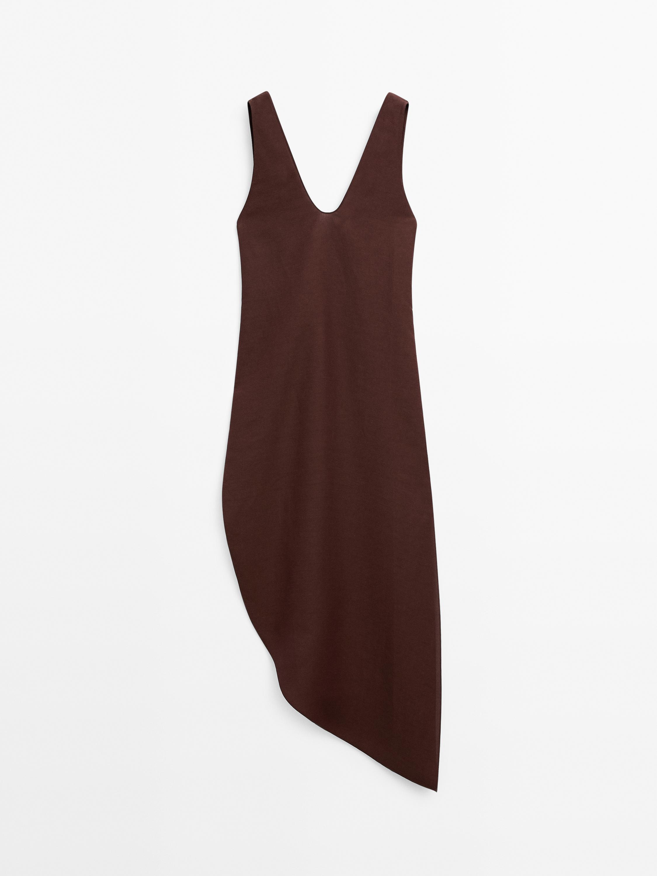 Midi-jurk met asymmetrische zoom - Limited Edition