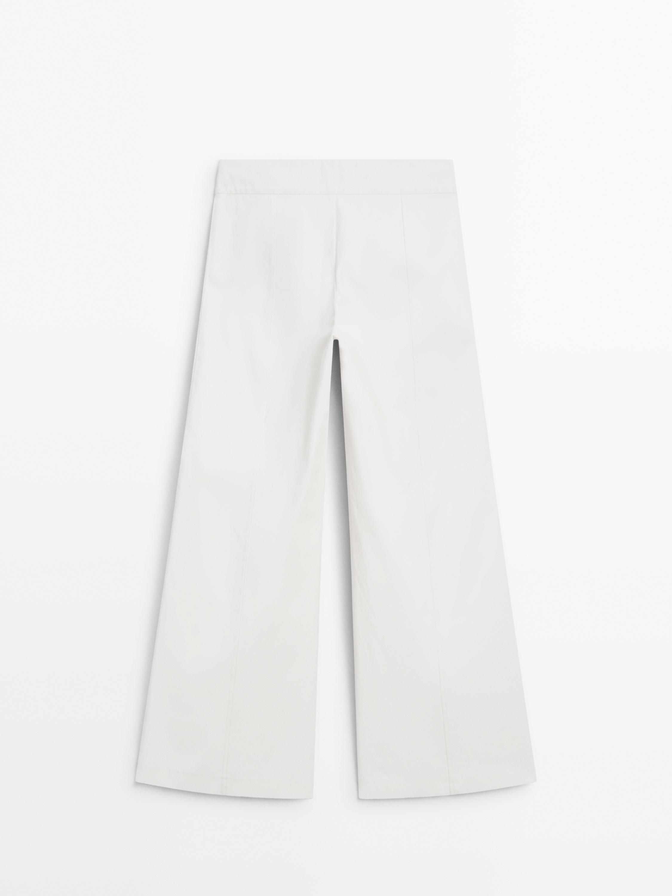 Pantaloni ampi con dettaglio di cuciture - Studio