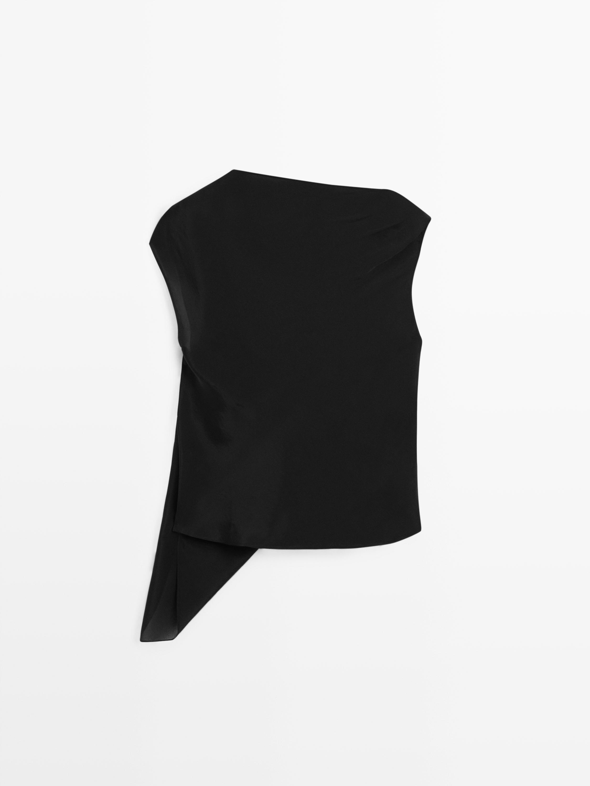 Top asimétrico semitransparente