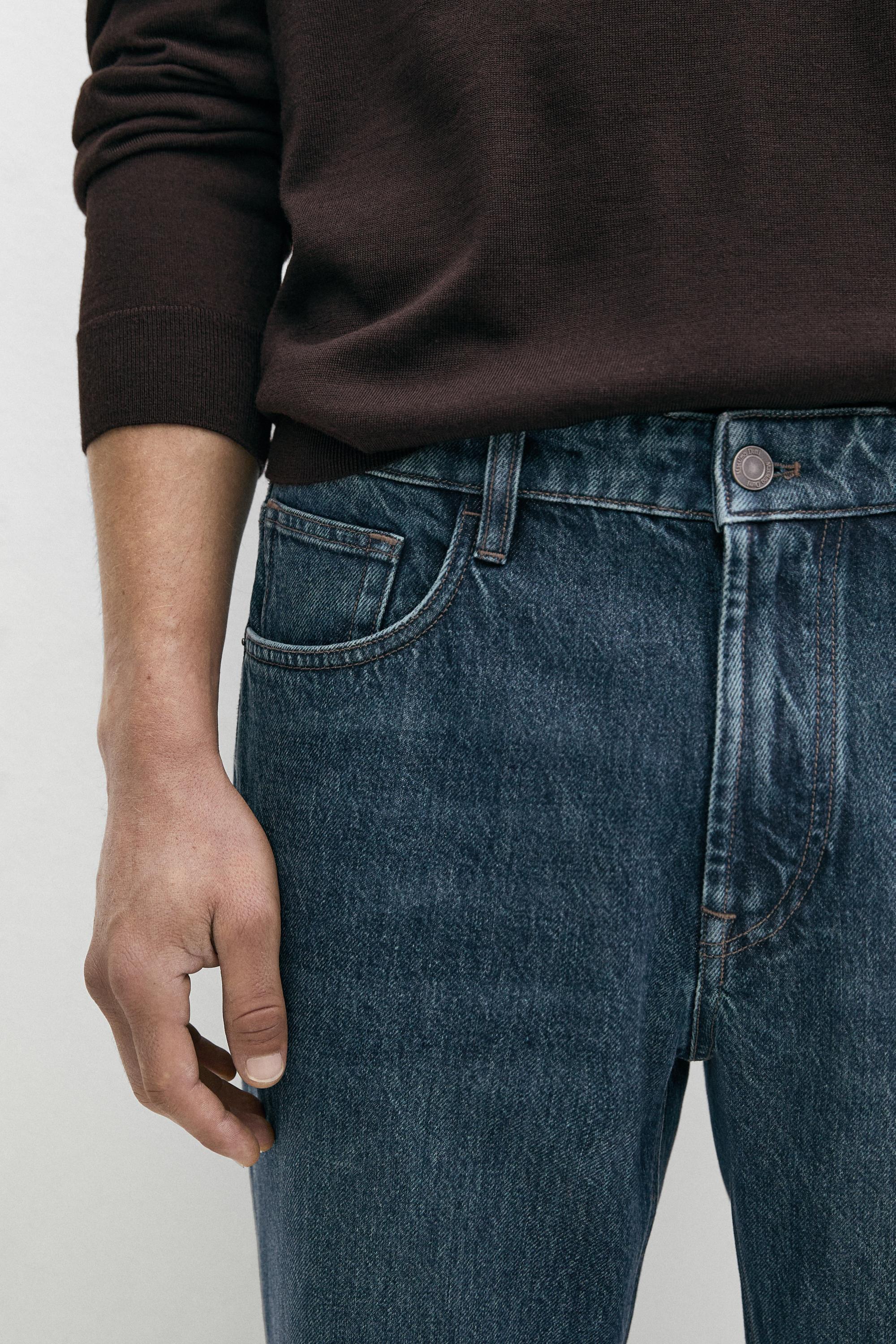 Tapered fit jeans — INDIGO