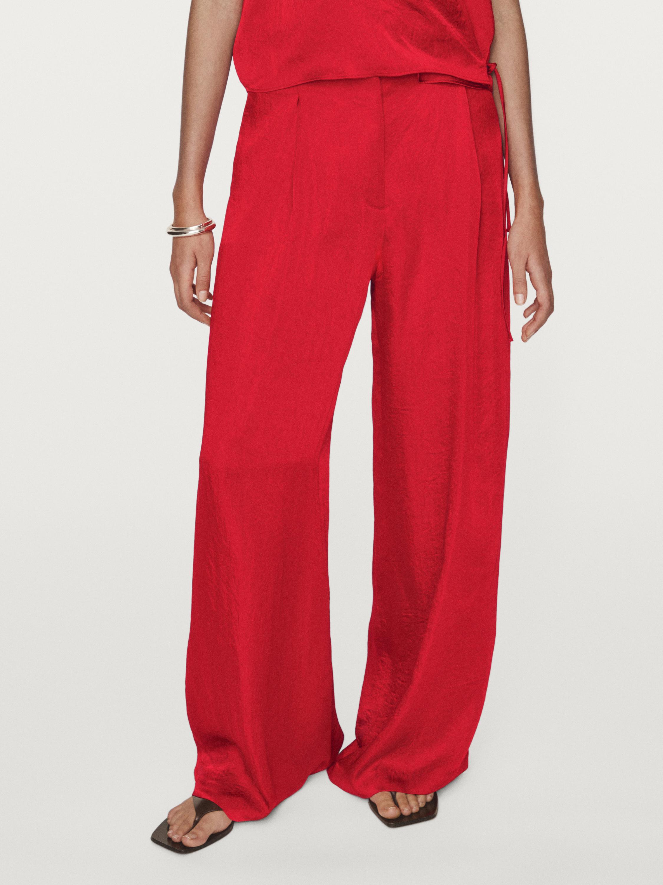 Pantalón fluido palazzo