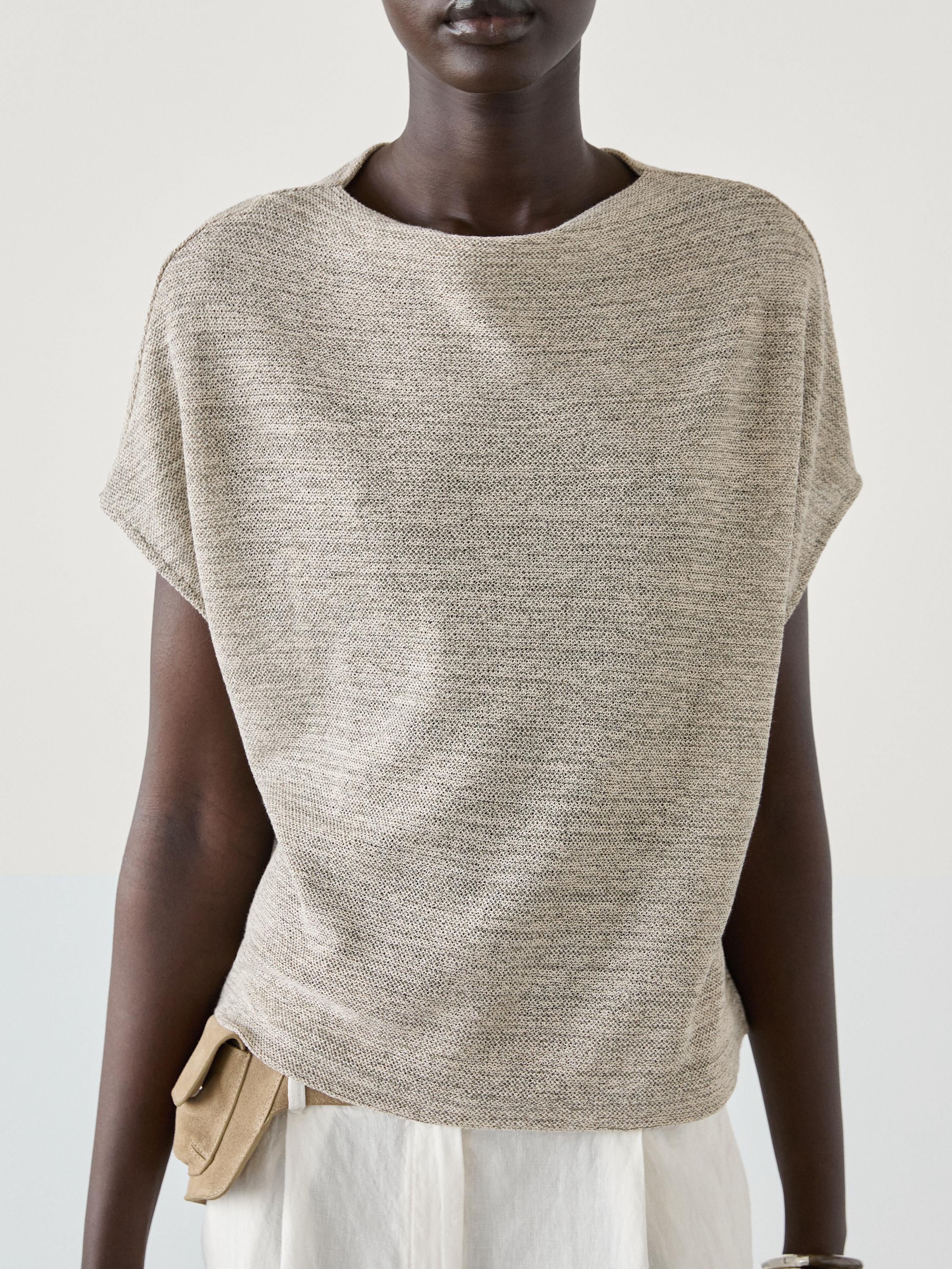 T-shirt ensemble détail chiné