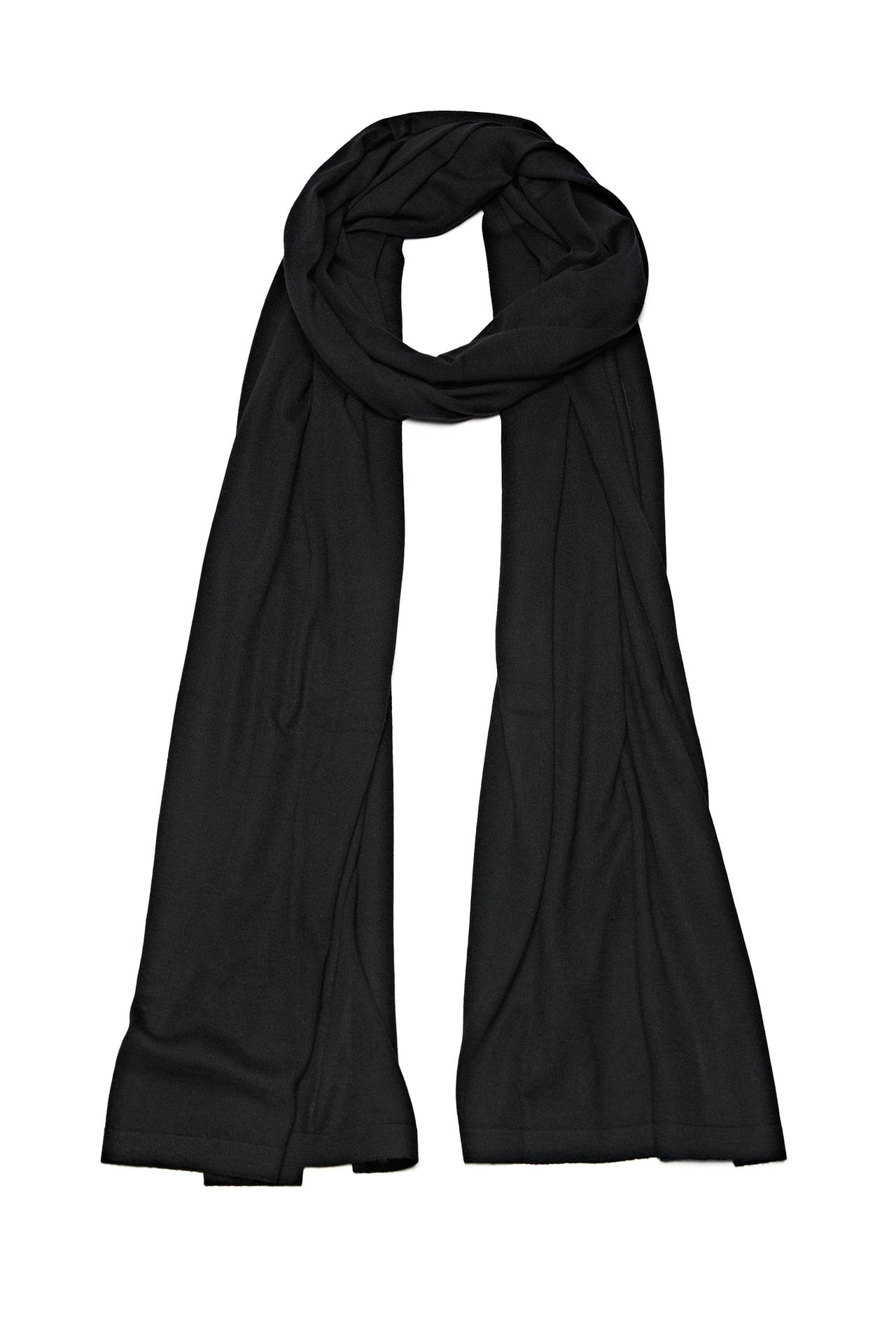 Fine 100% Cashmere Scarf - LIMITED EDITION — BLACK