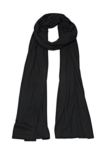 Fine 100% Cashmere Scarf - LIMITED EDITION — BLACK 6