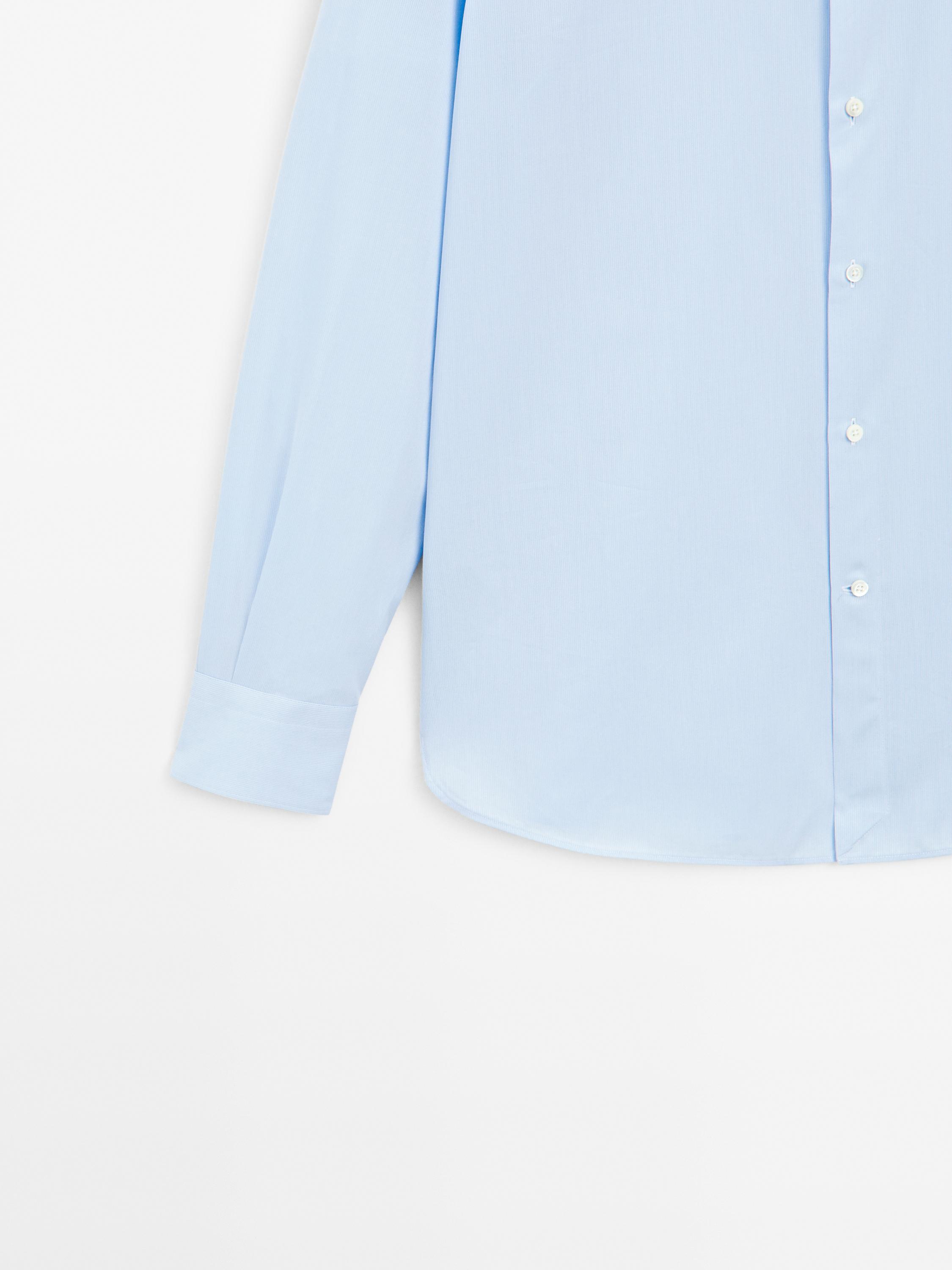 Camicia a righe sottili slim fit