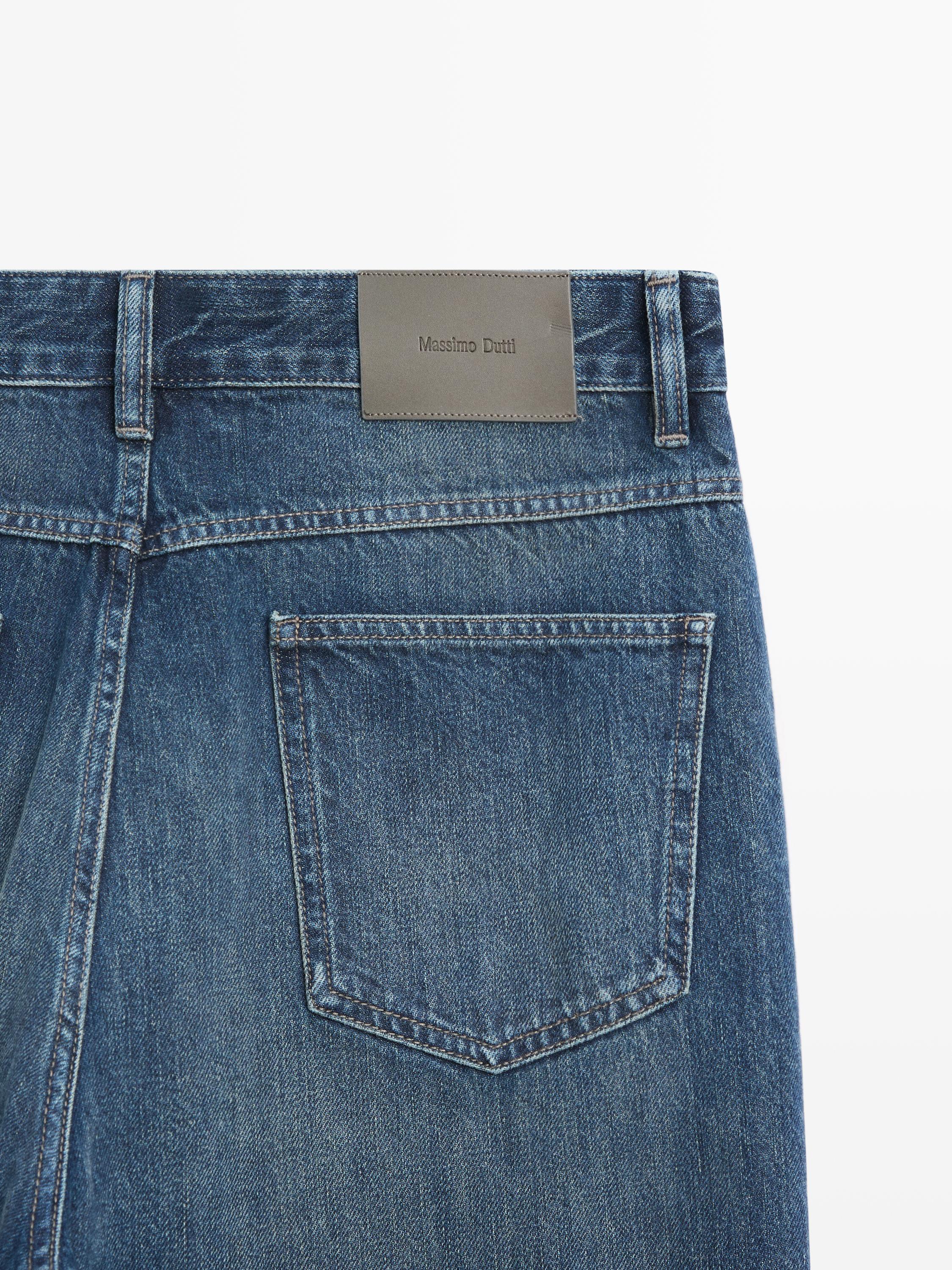 Wide-leg jeans — DARK BLUE