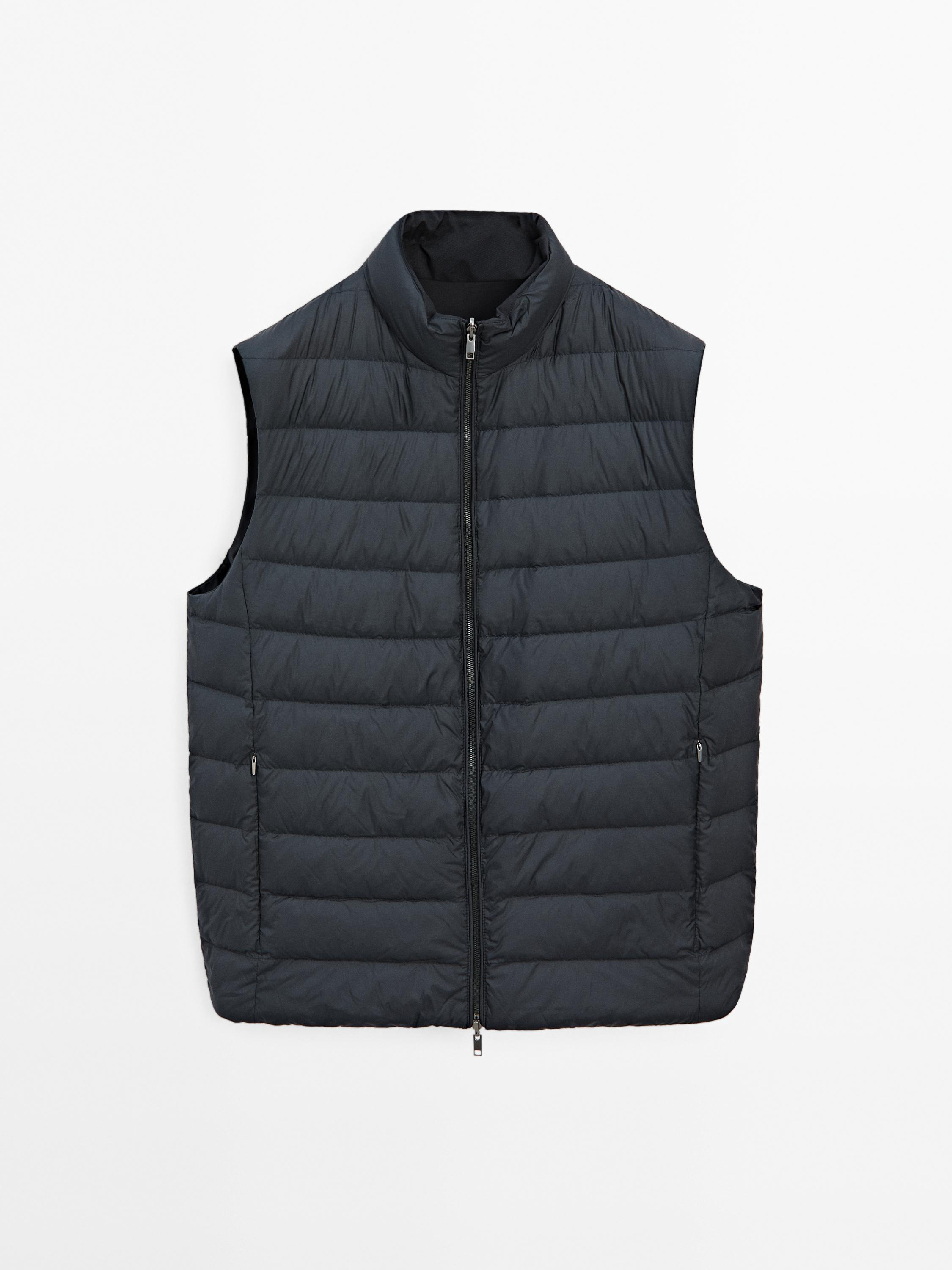 Water-repellent reversible gilet
