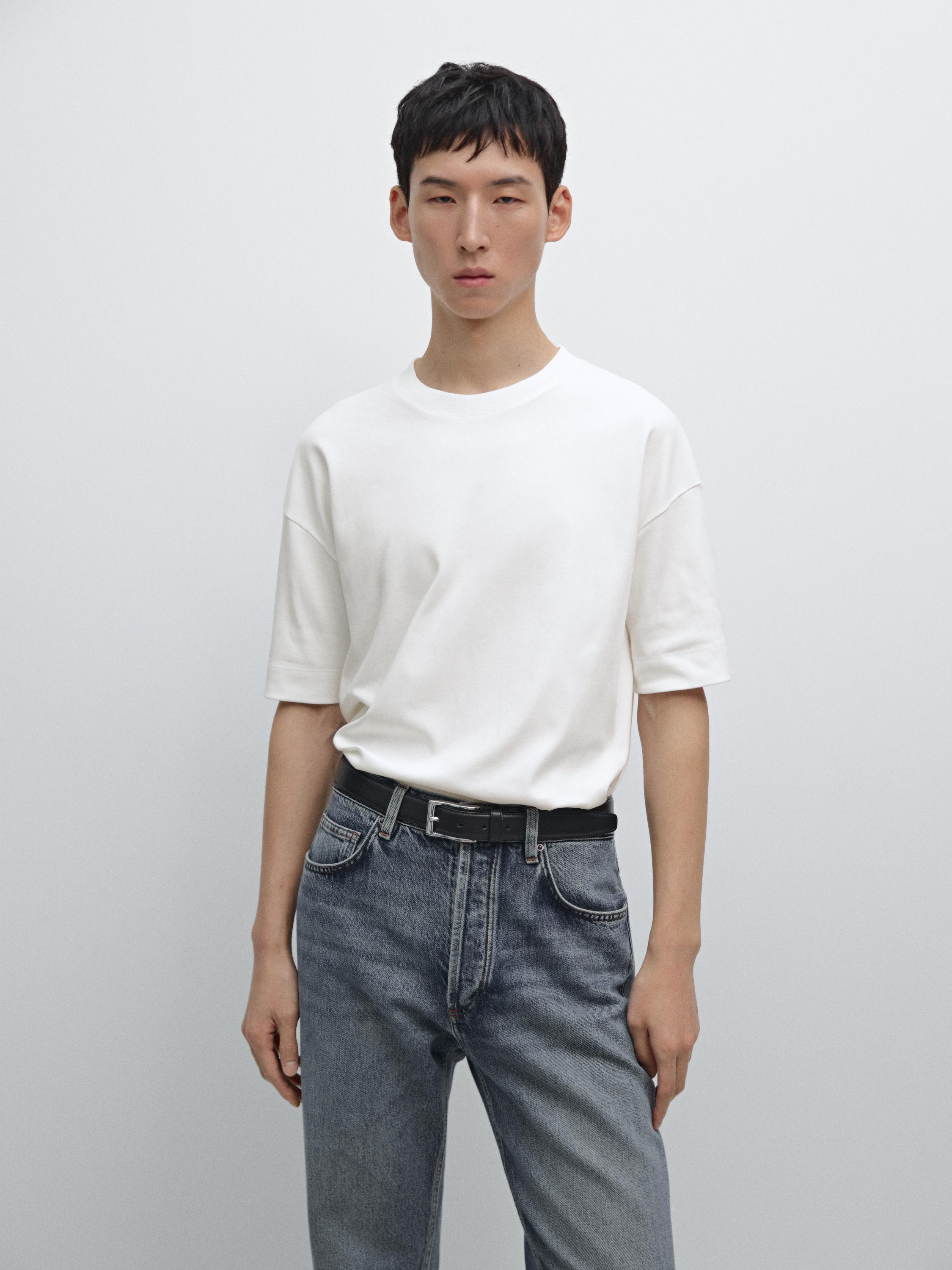 Boxy fit medium weight T-shirt
