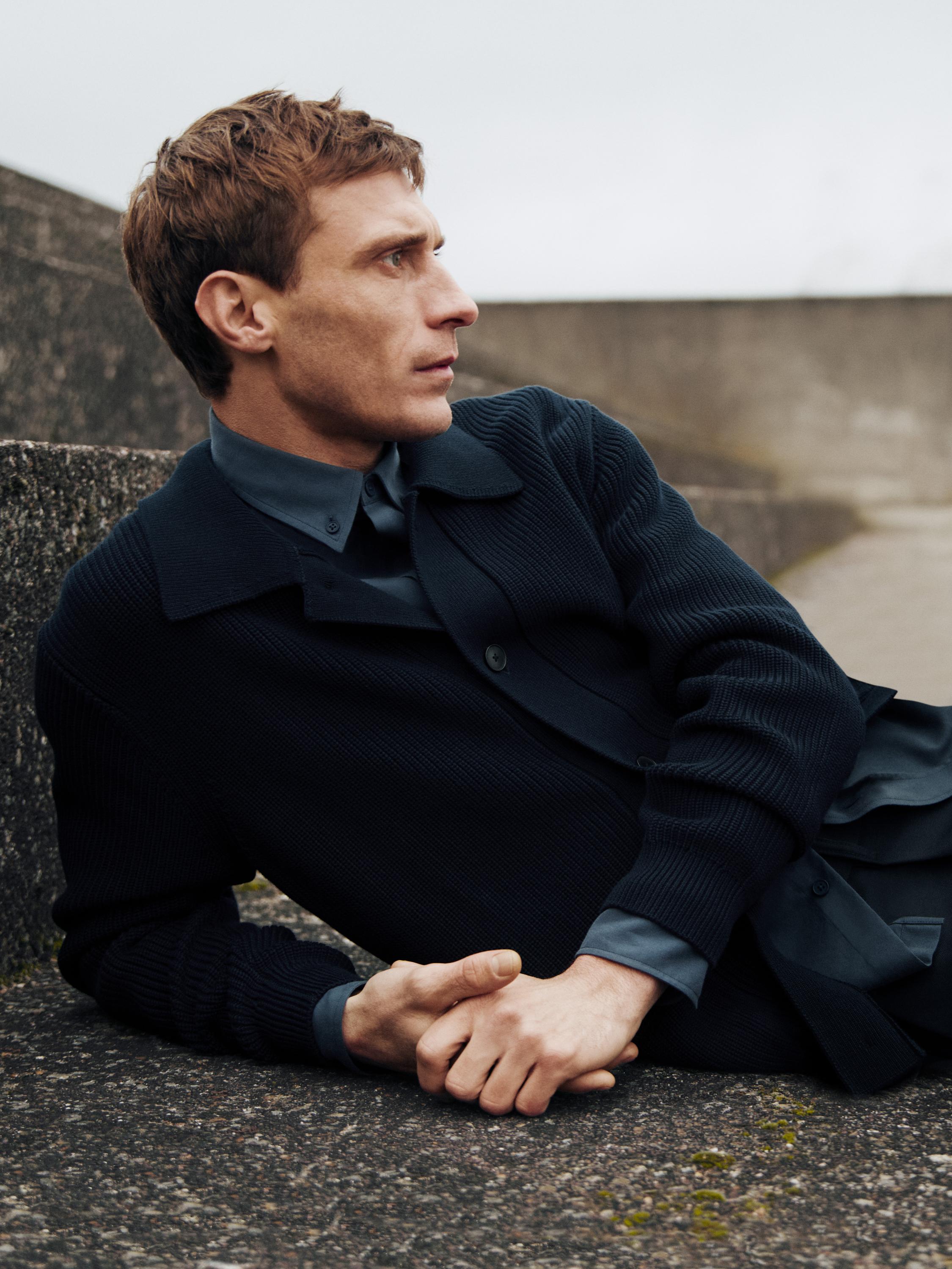 Хлопковый кардиган с карманами