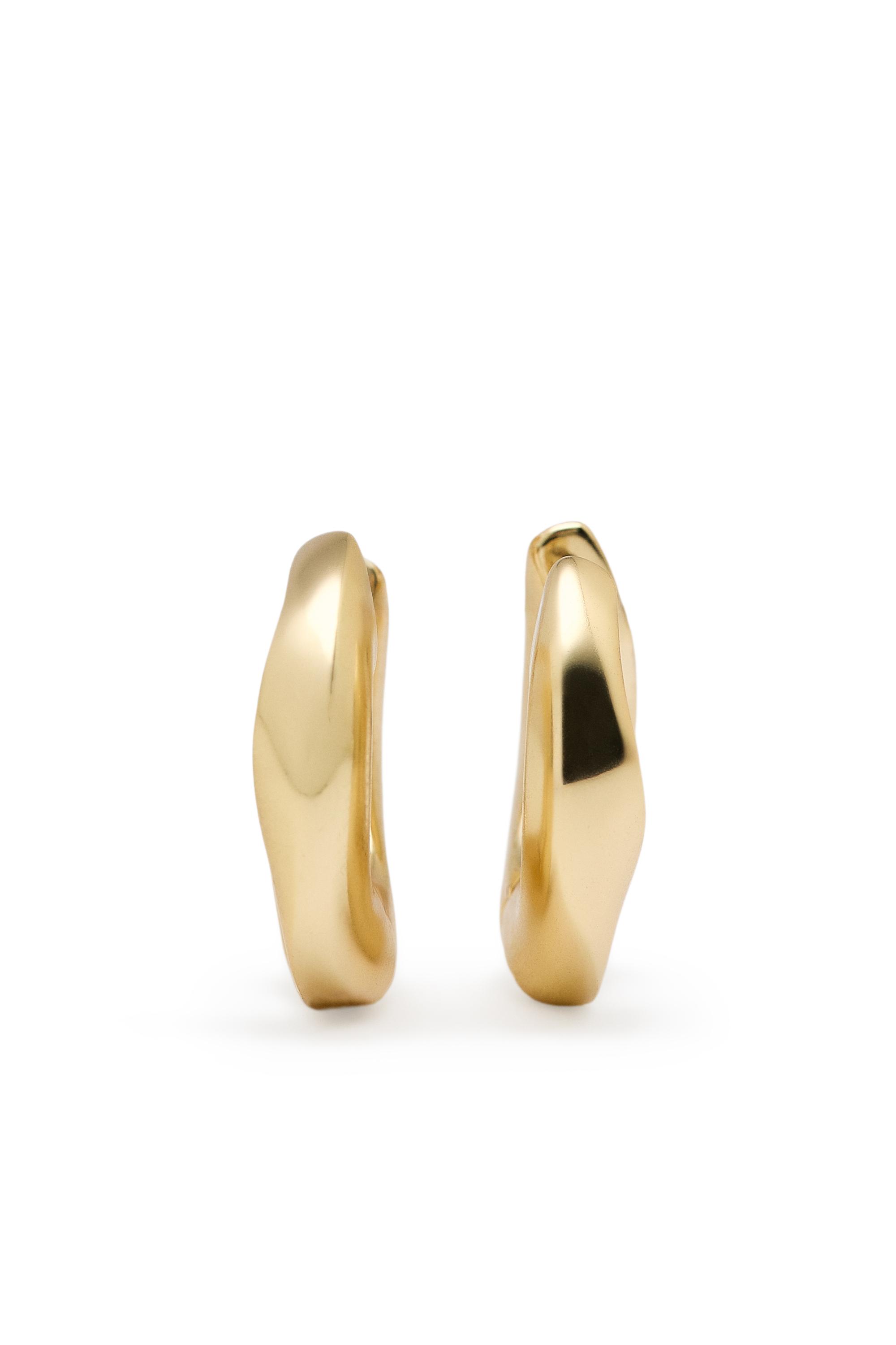 Mini hoop earrings — GOLDEN