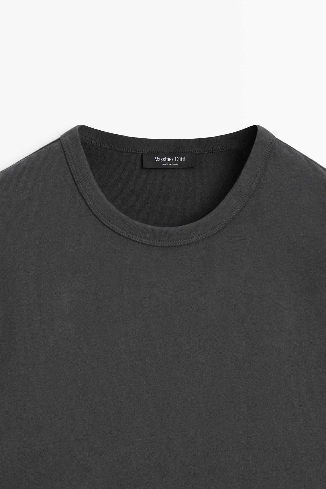 100% cotton boxy short sleeve T-shirt — LEAD